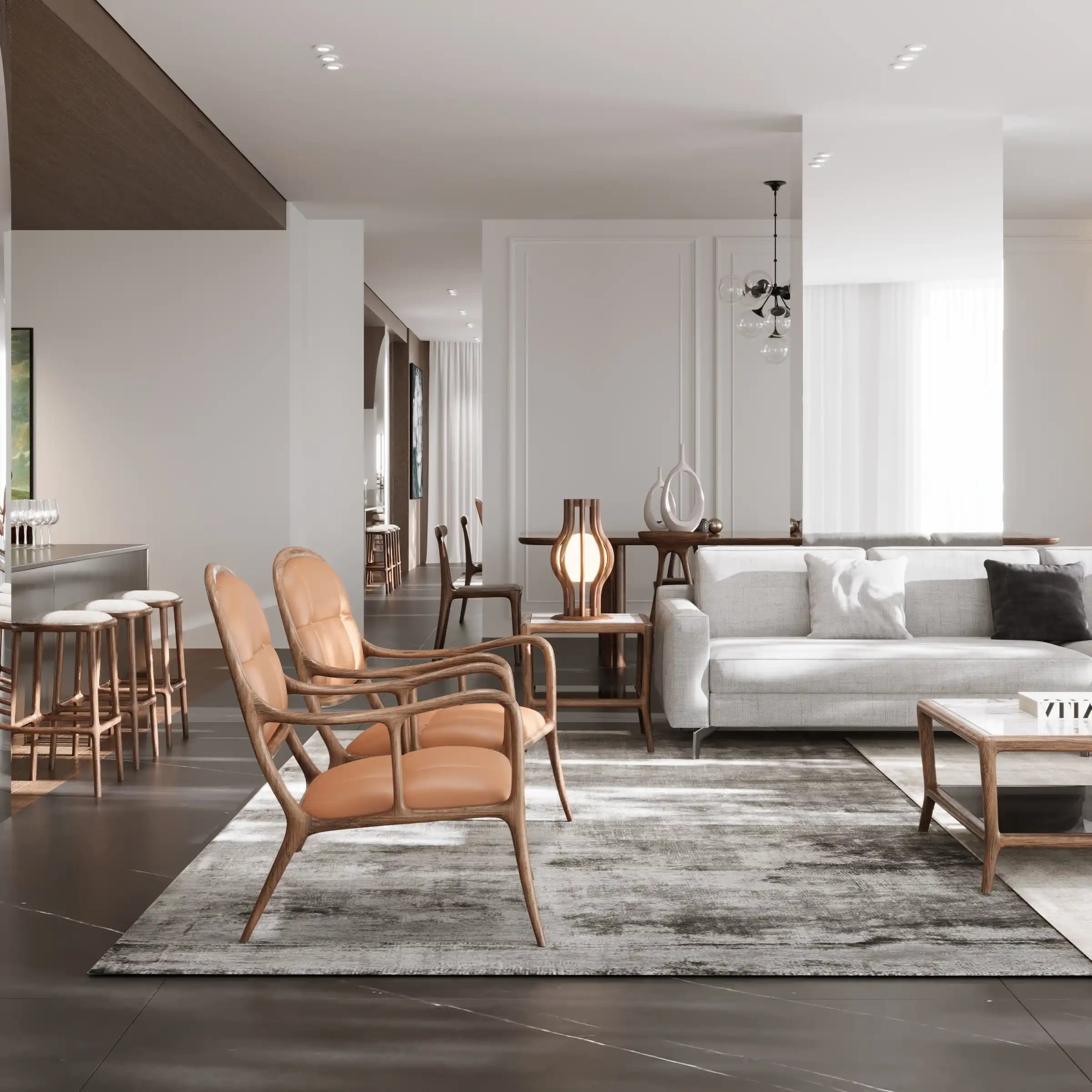 Mainless Lighting Design - A Modern Aesthetic Haven
