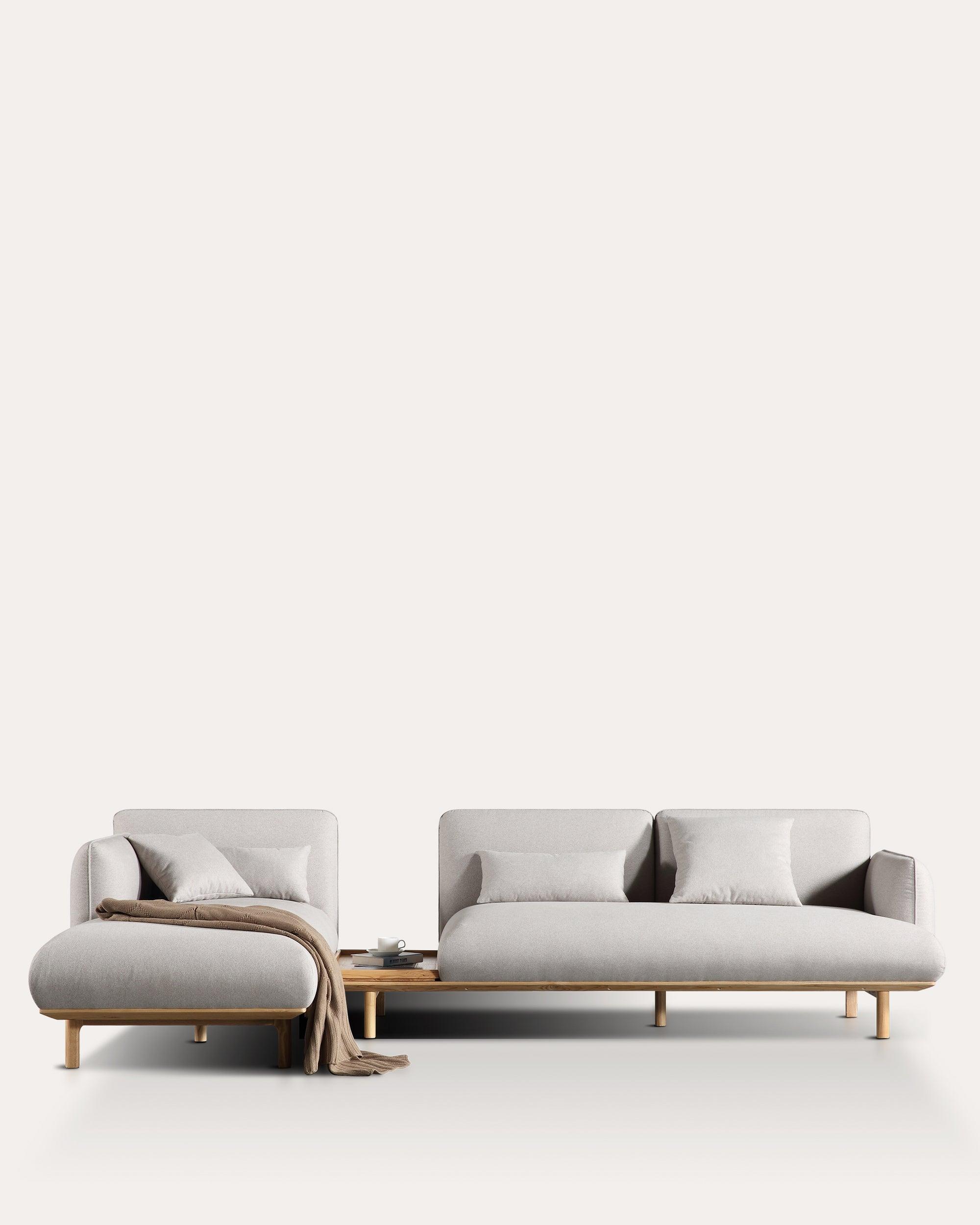 Kumo Sofa - 117" Sofa with chaise longue at KUMO HOME