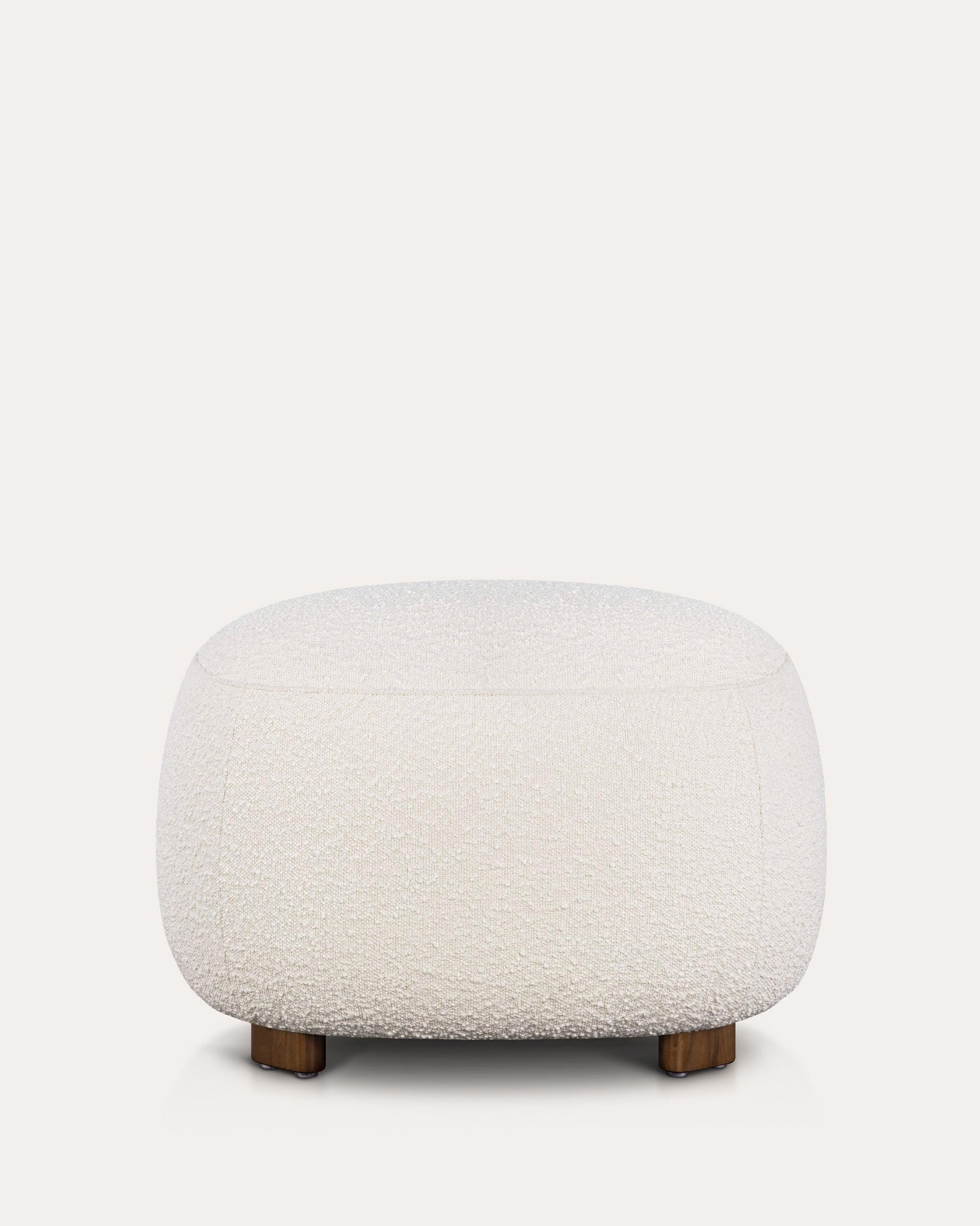 Kumo Boucle Chair With Ottoman - at KUMO HOME