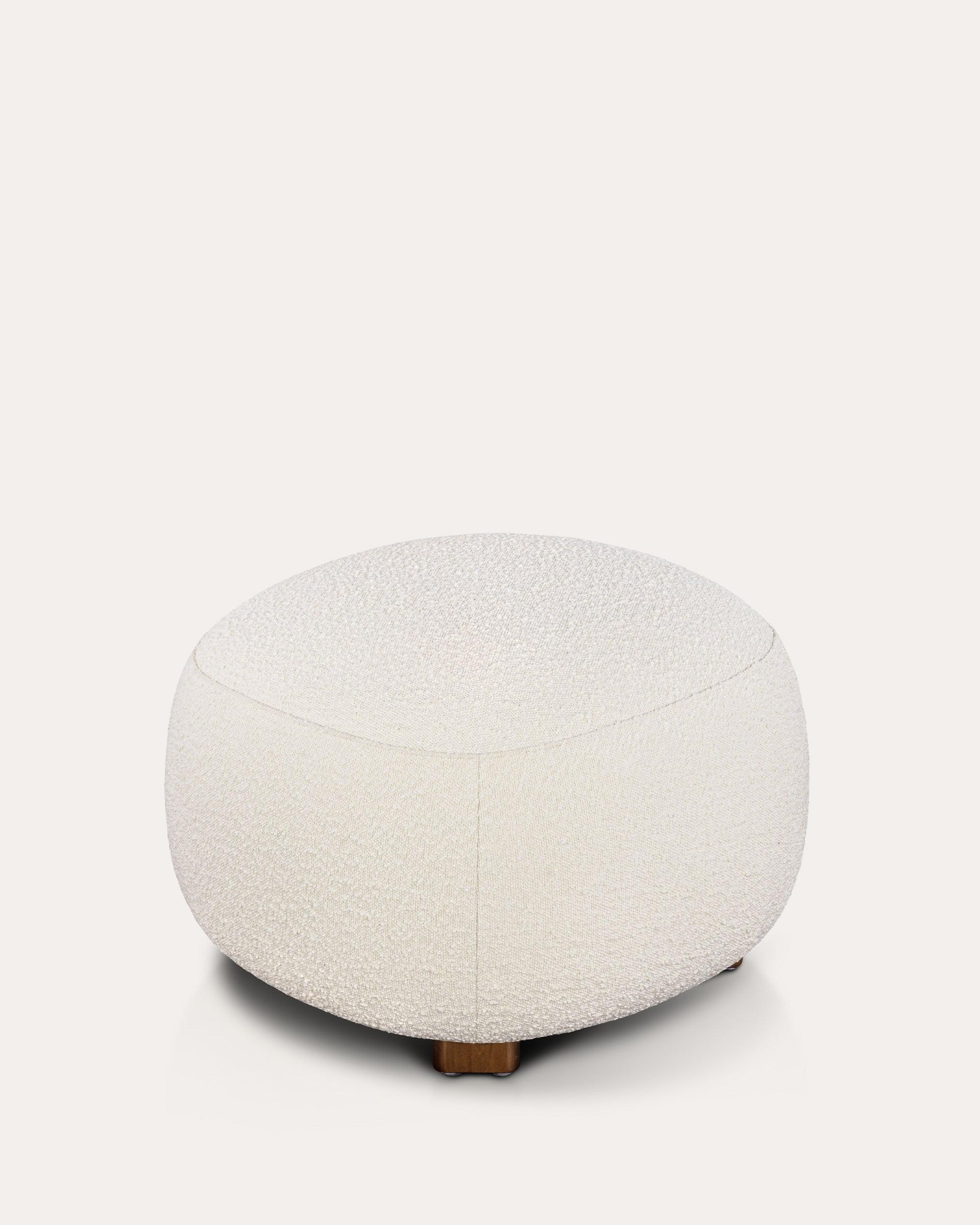 Kumo Boucle Chair With Ottoman - at KUMO HOME