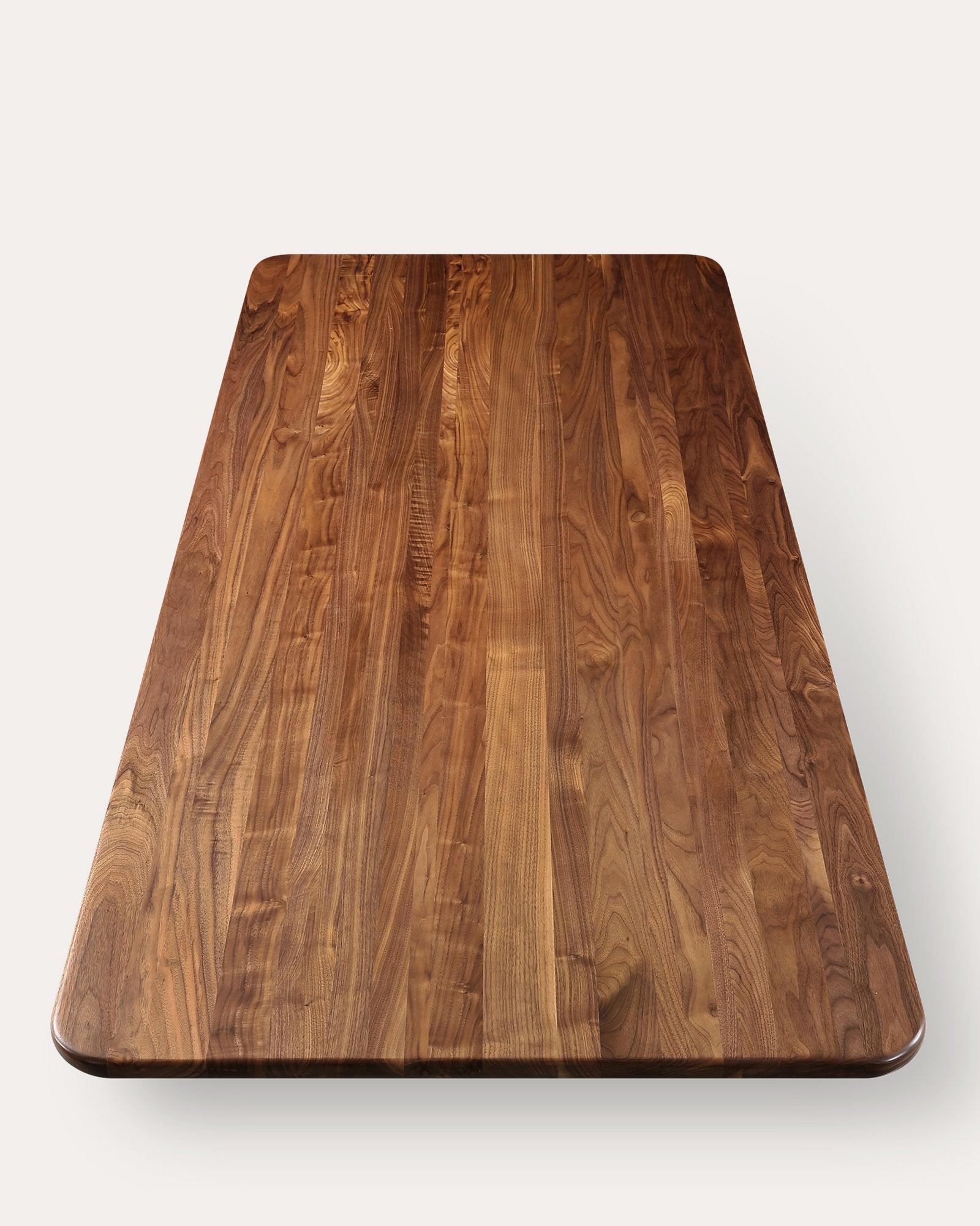 Branton Walnut Solid Wood Dining Table - at KUMO HOME