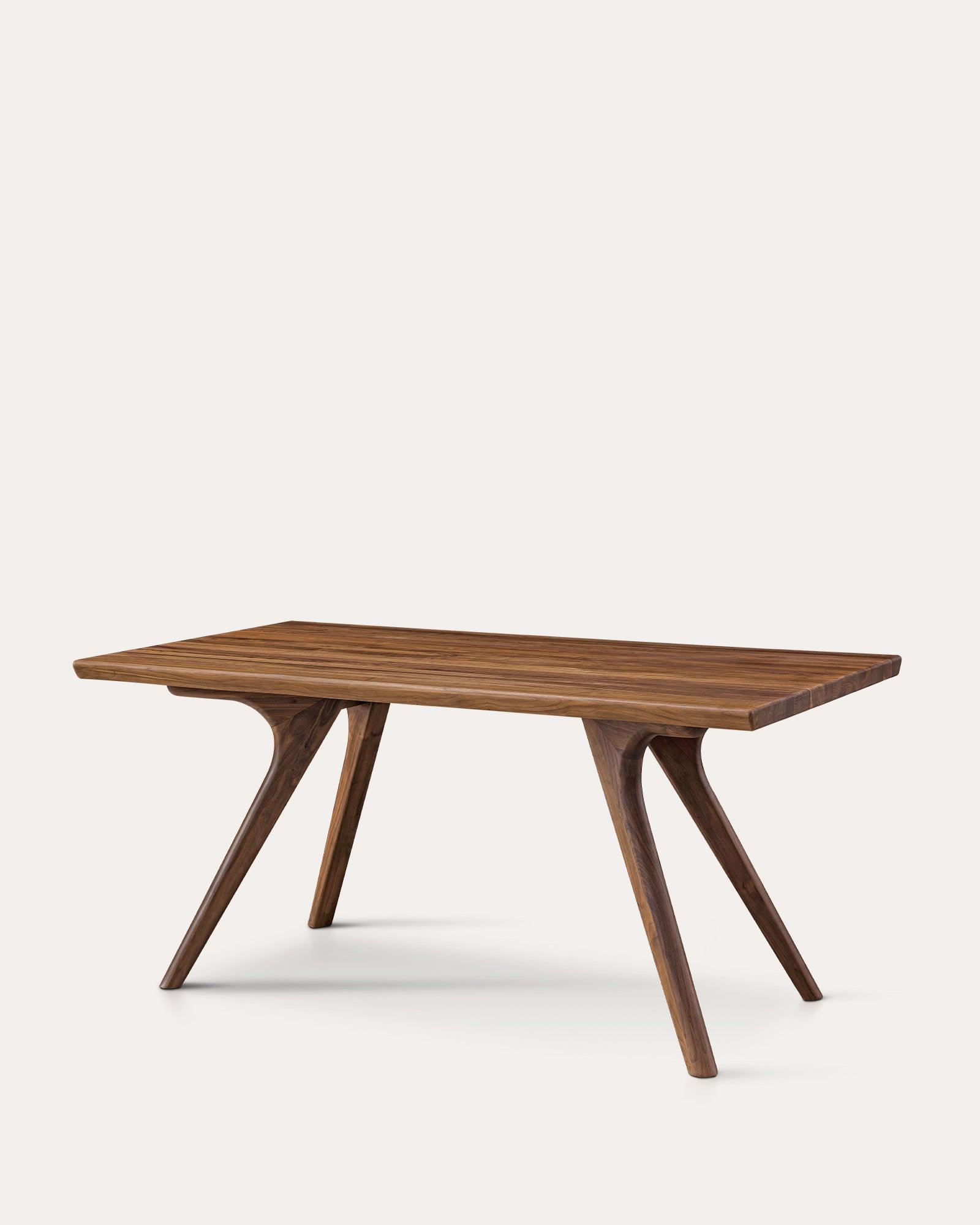 Black Walnut Slab Dining Table - at KUMO HOME