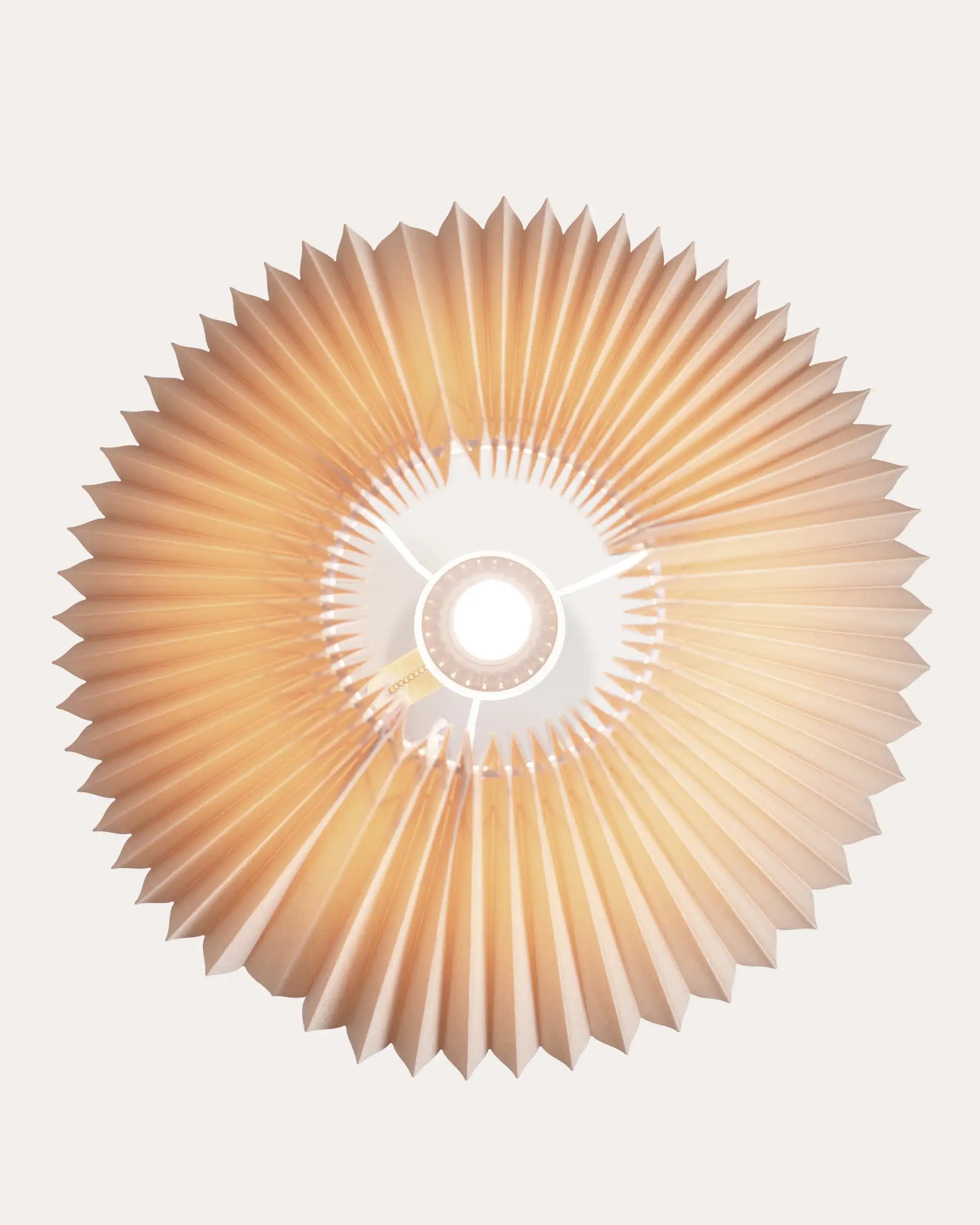 Aurelia Oak Pleat Table Lamp - at KUMO HOME