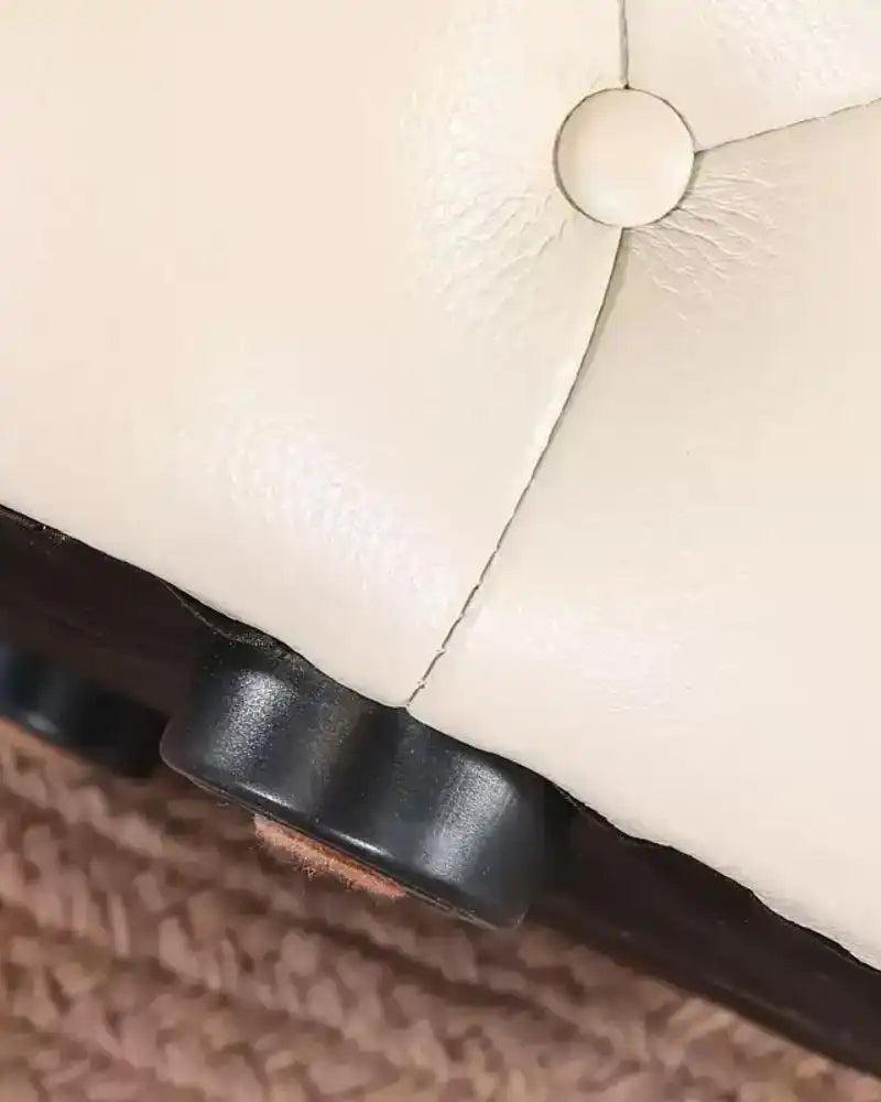 Cubo Genuine Leather Ottoman | | KUMO HOME