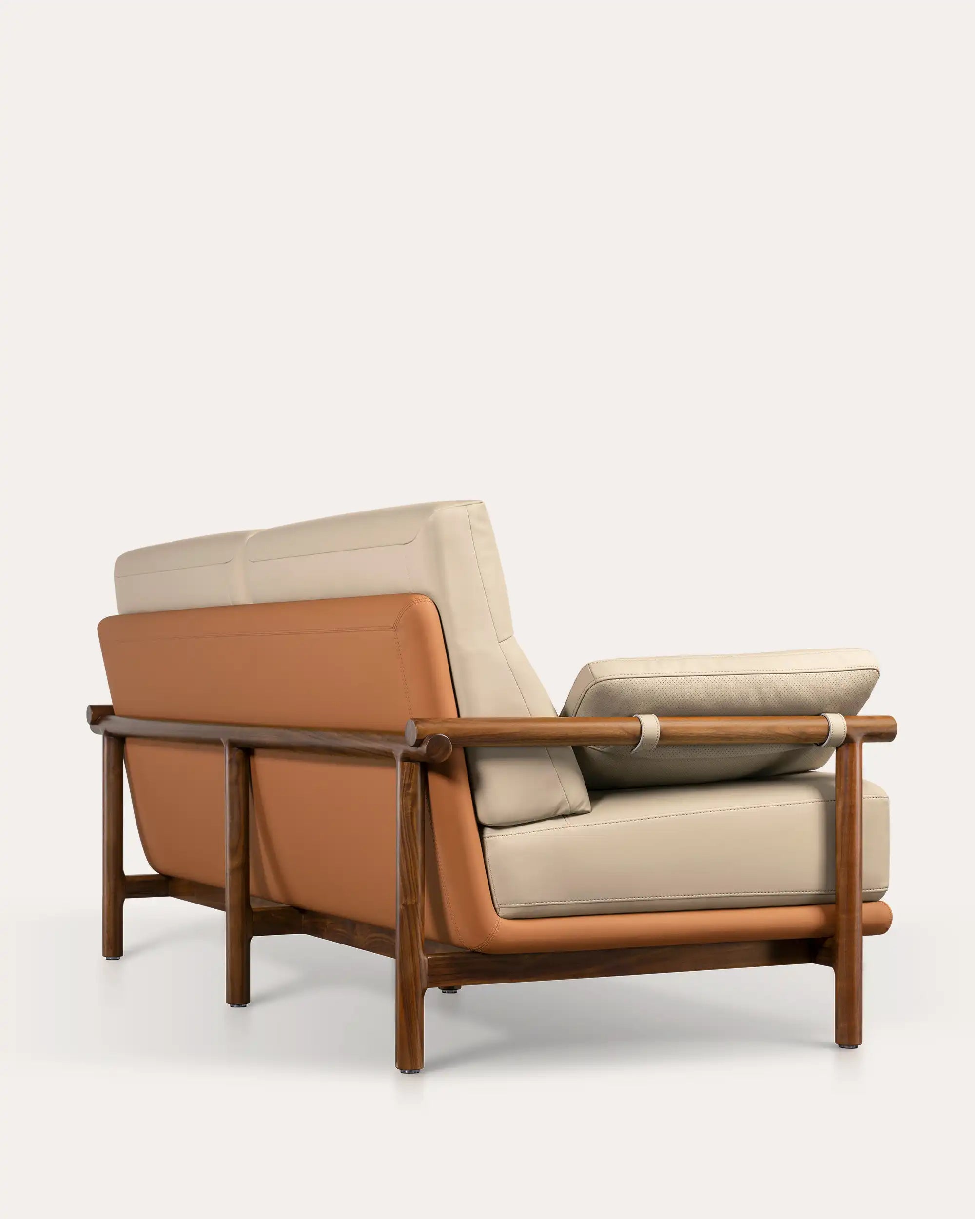 Eclipse Leather Sofa - at KUMO HOME