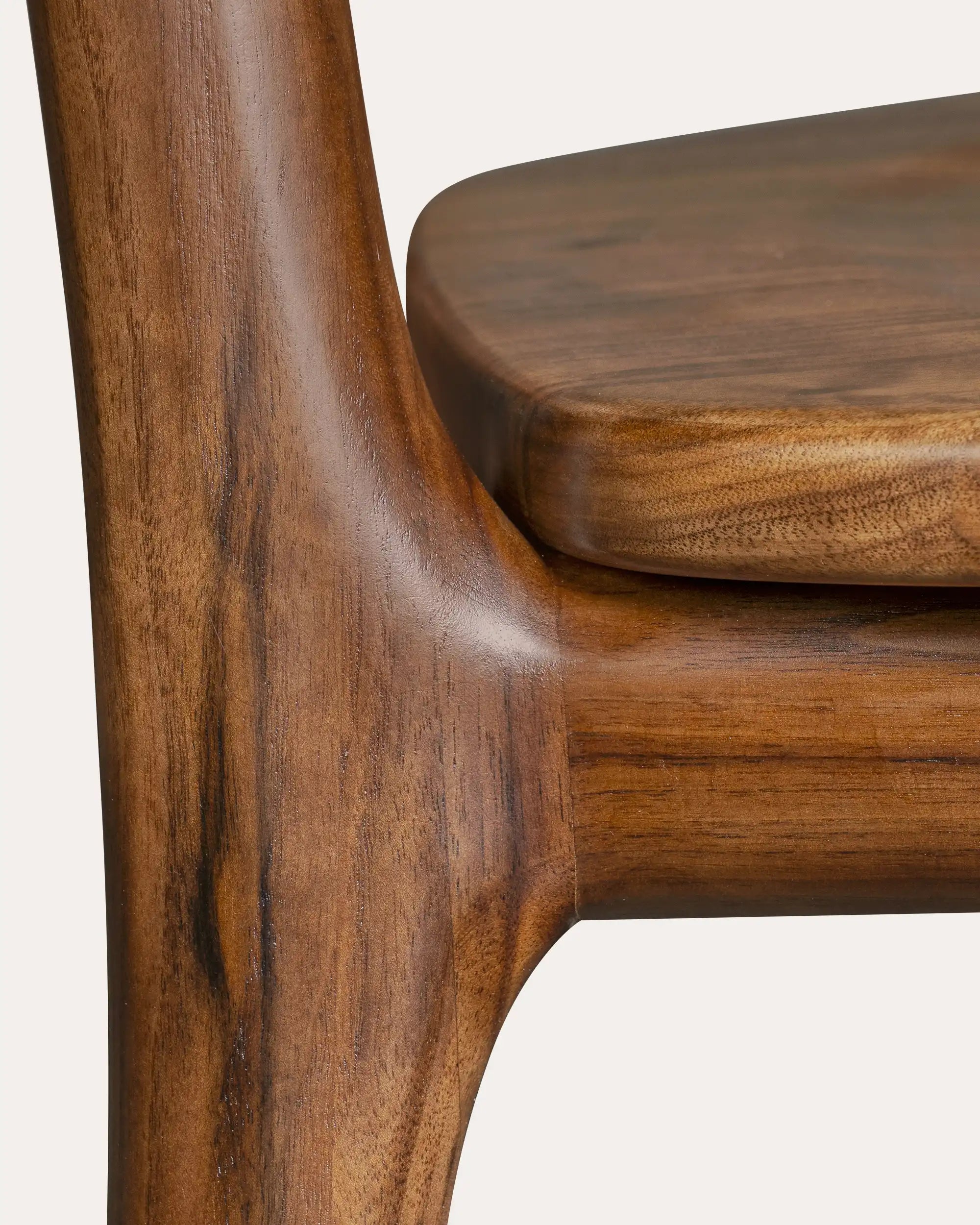 Franca Walnut T-Back Dining Chair - at KUMO HOME