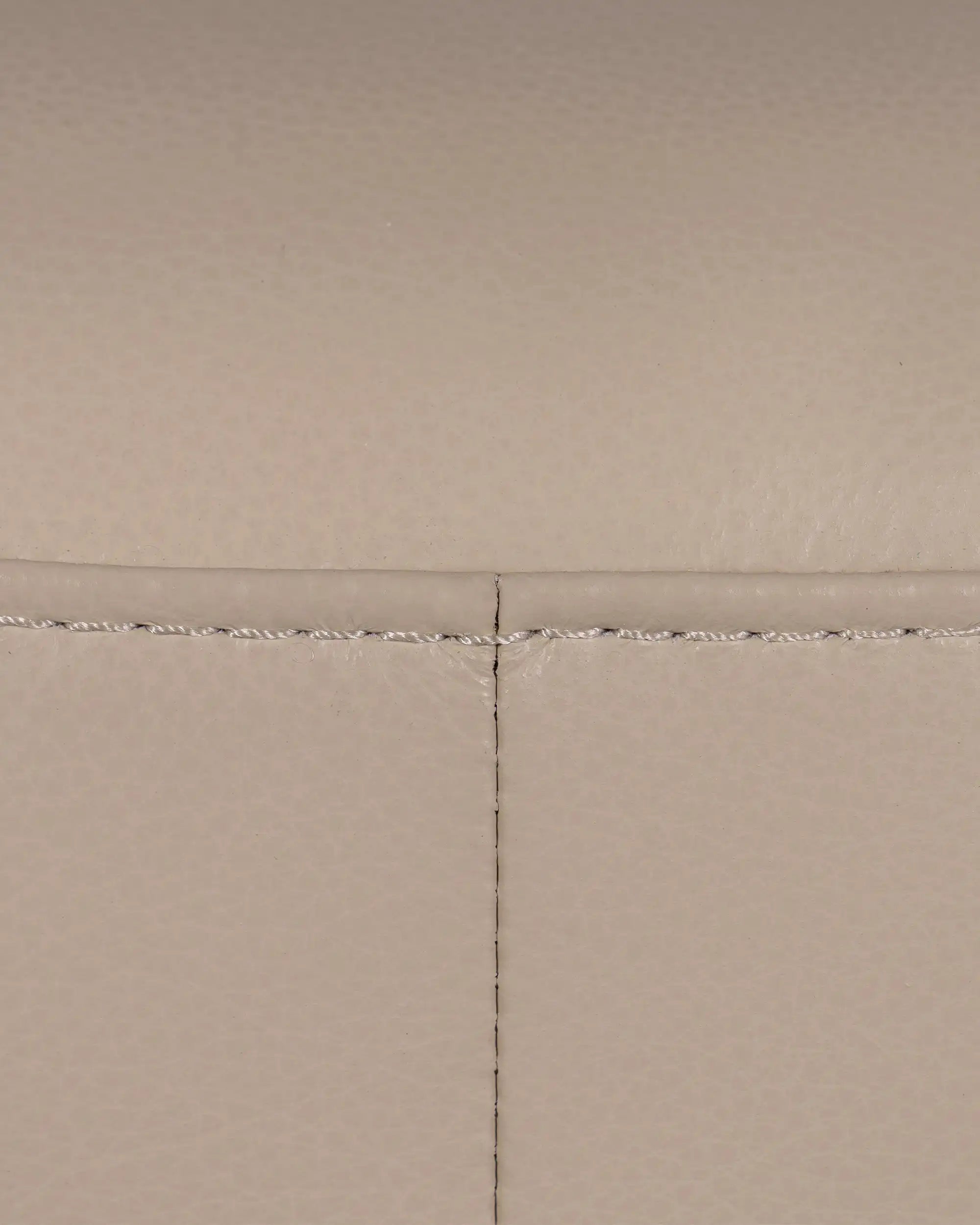 Luna Walnut Leather Ottoman
