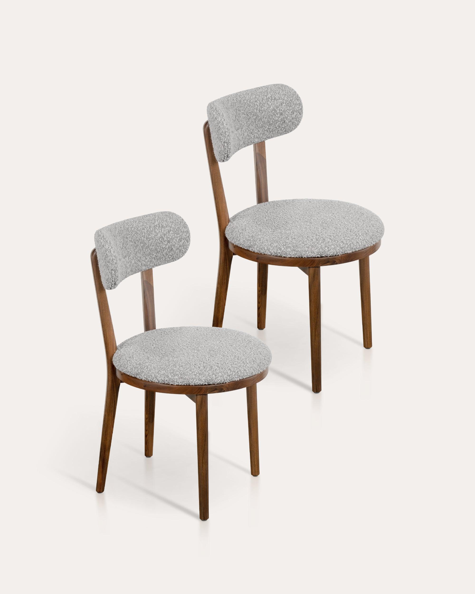 Japandi Ash Dining Chair - 31" Large Set of 2 at KUMO HOME