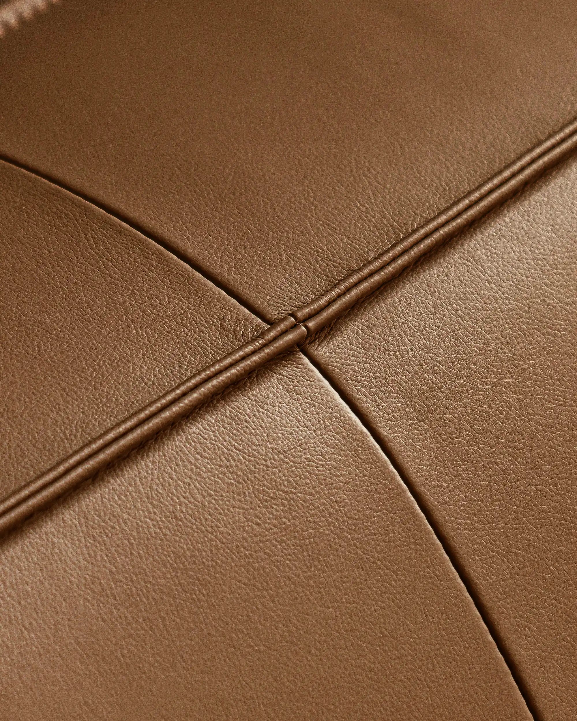 Verona Modular Walnut Leather Sofa - L-shaped | | KUMO HOME