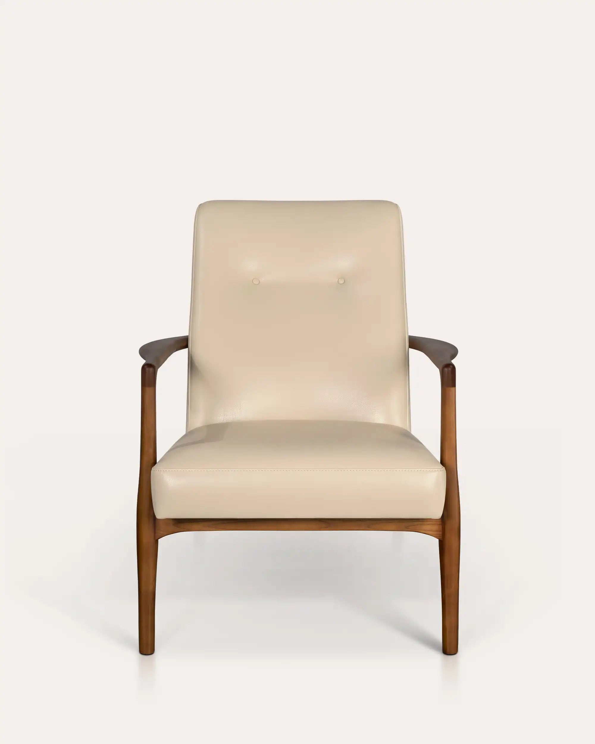 Nomad Walnut Leather Chair | Lounge Chair