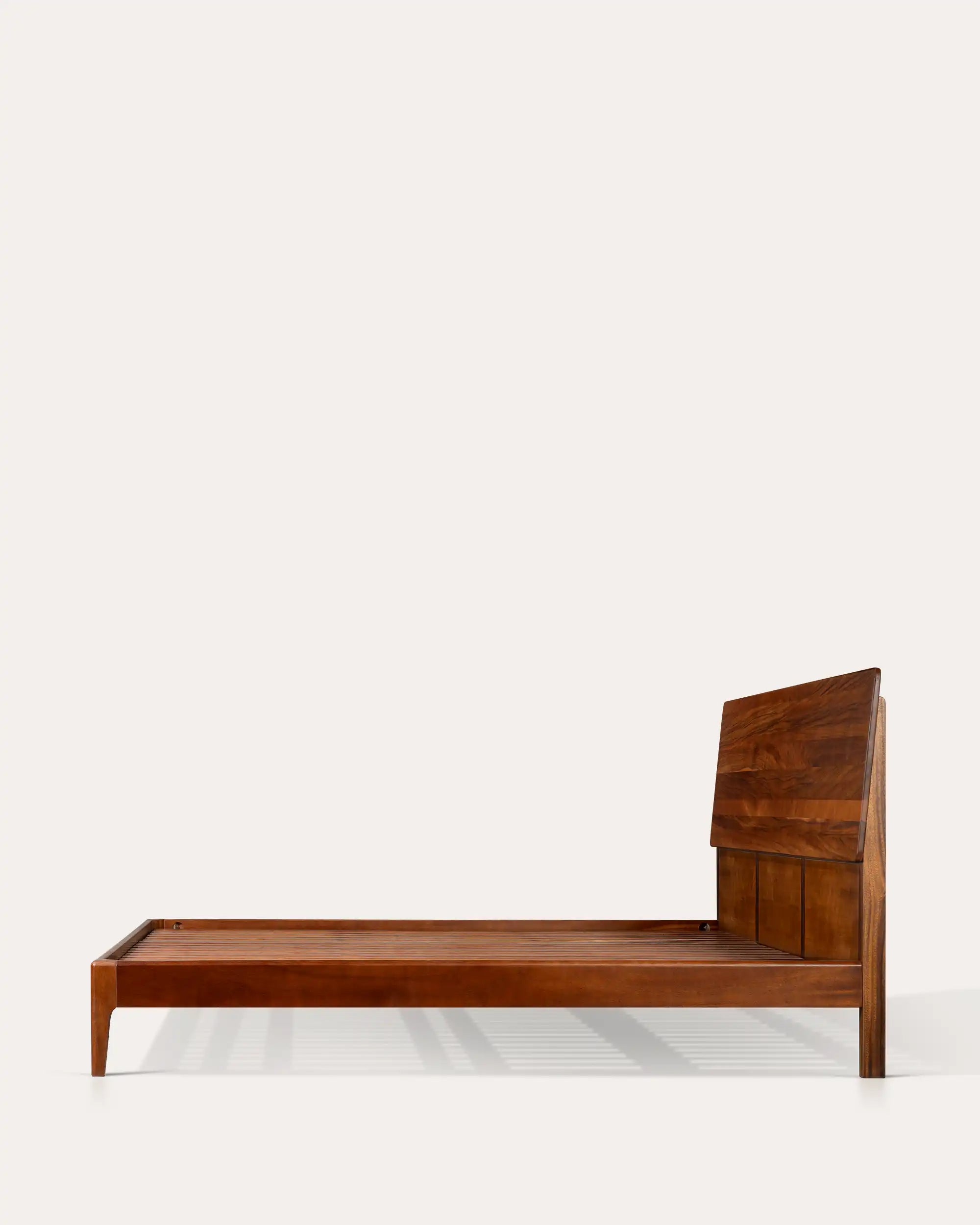 Horizon Walnut Sanctuary Bed - at KUMO HOME