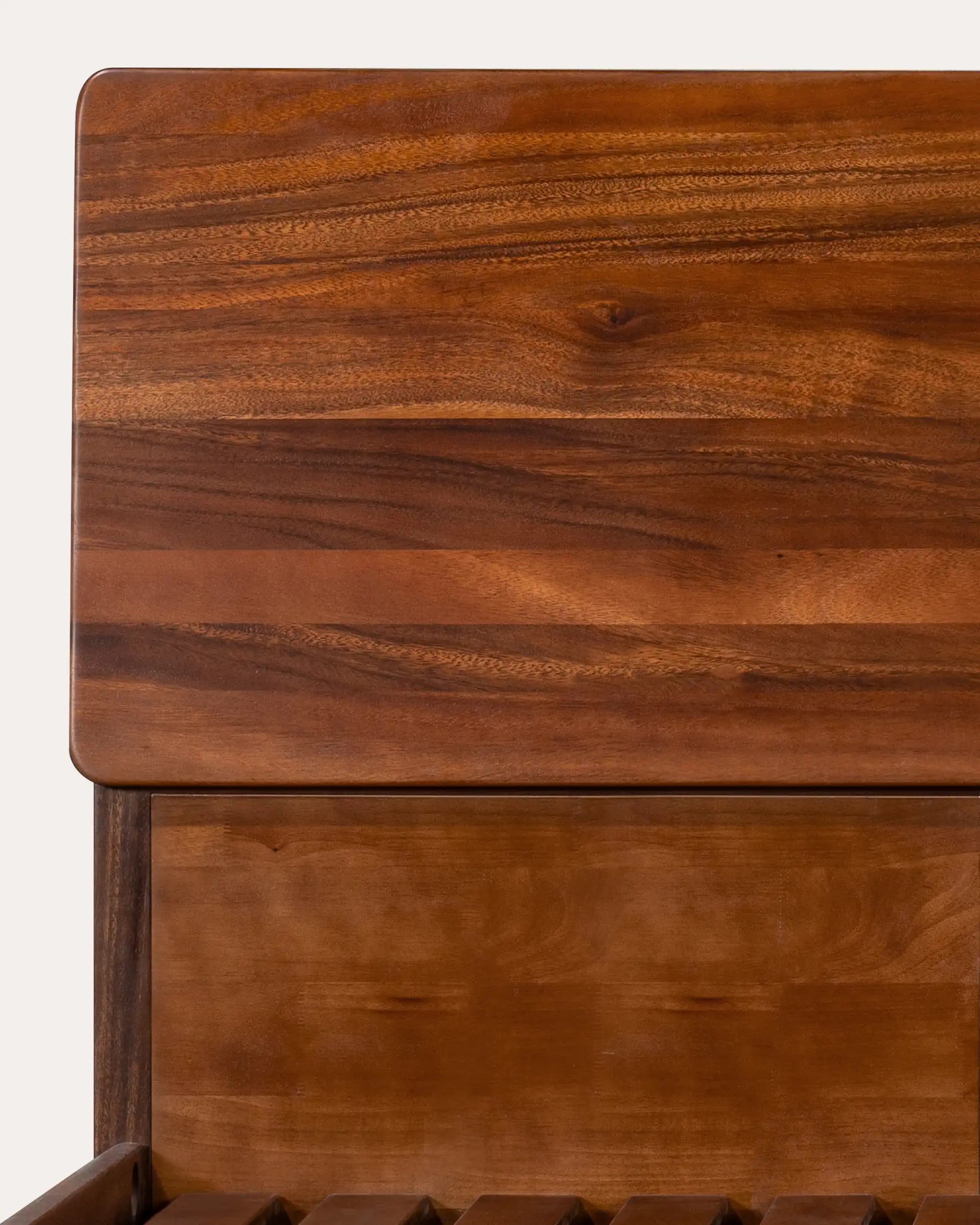 Horizon Walnut Sanctuary Bed - at KUMO HOME