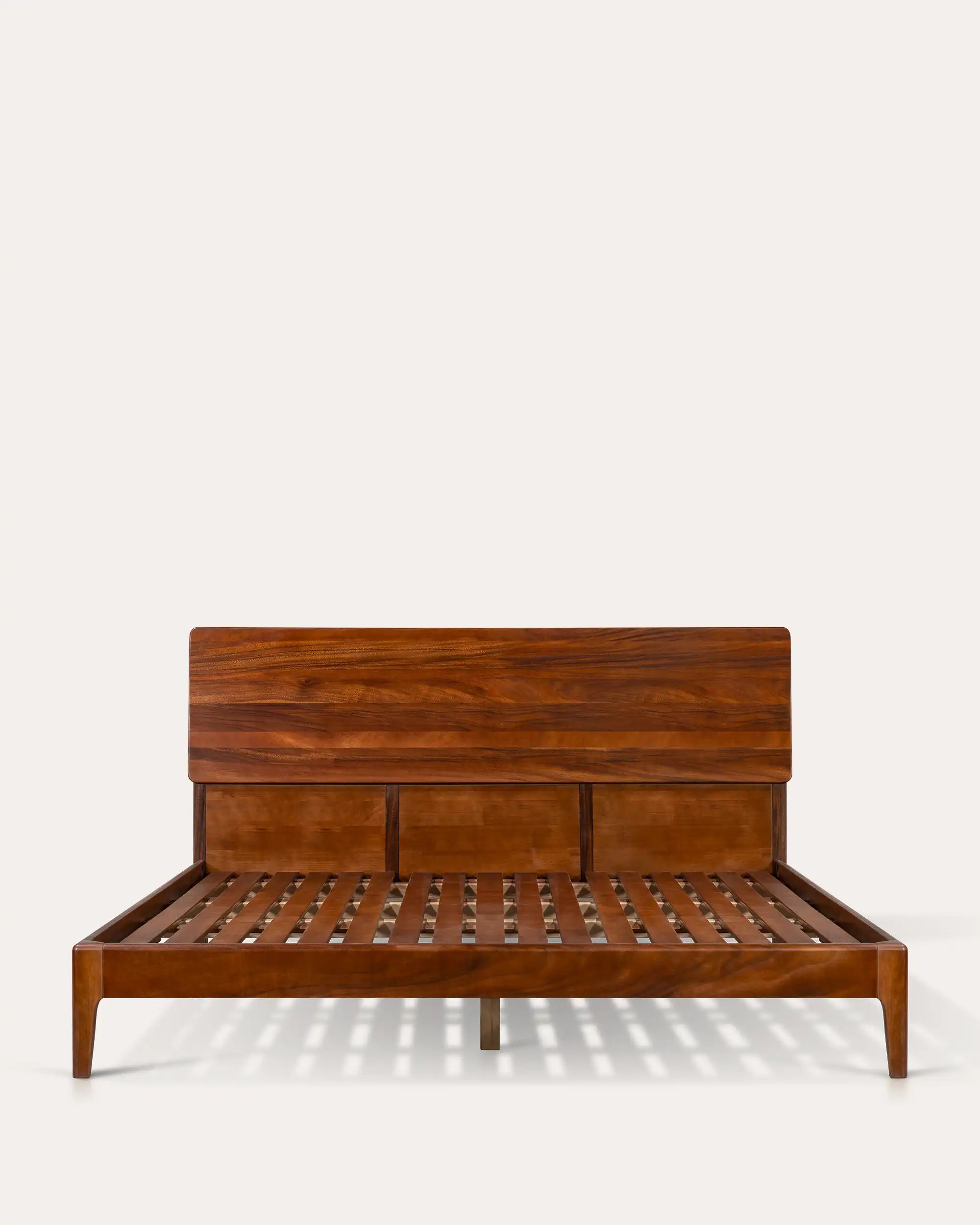 Horizon Walnut Sanctuary Bed - at KUMO HOME