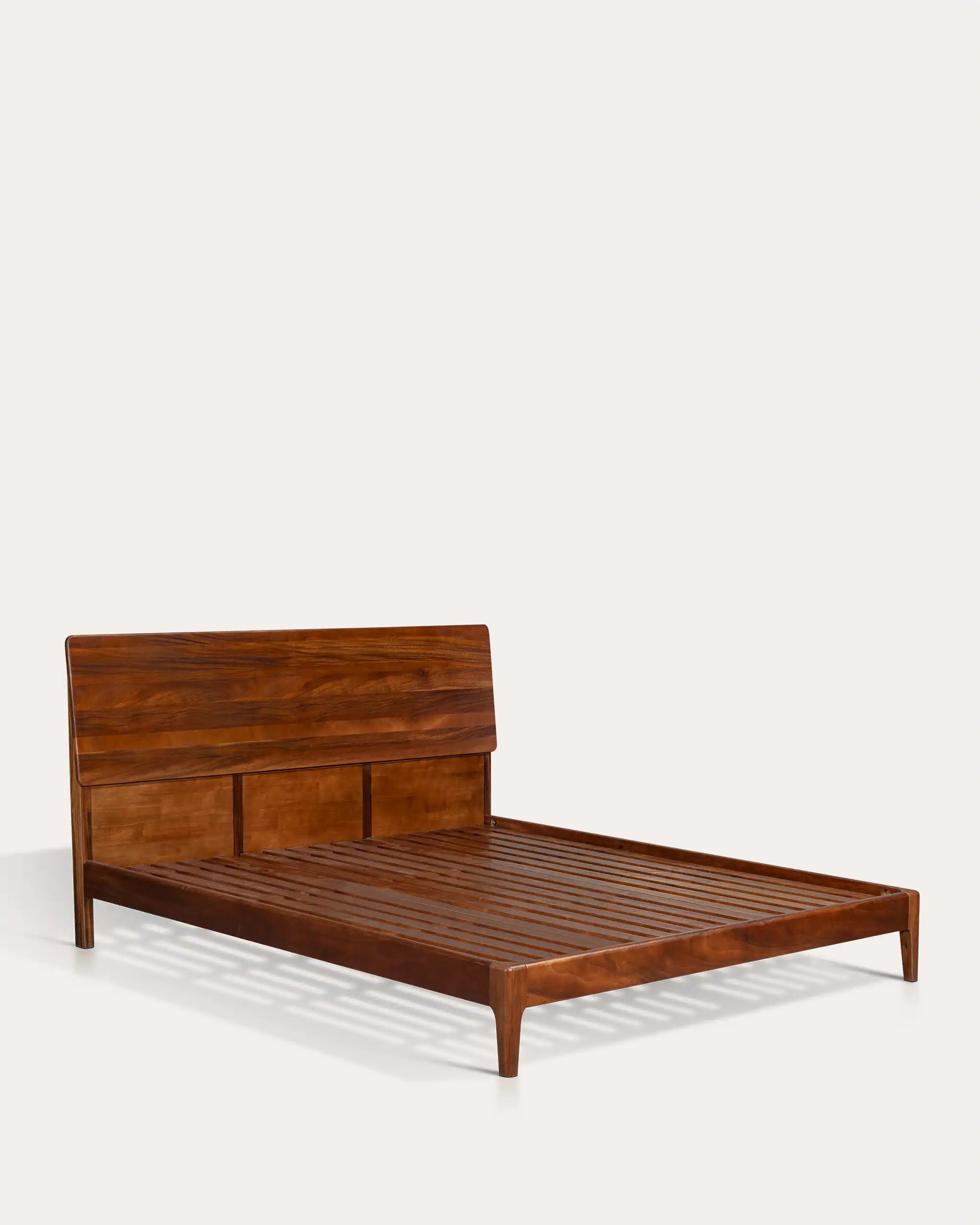 Horizon Walnut Sanctuary Bed - at KUMO HOME