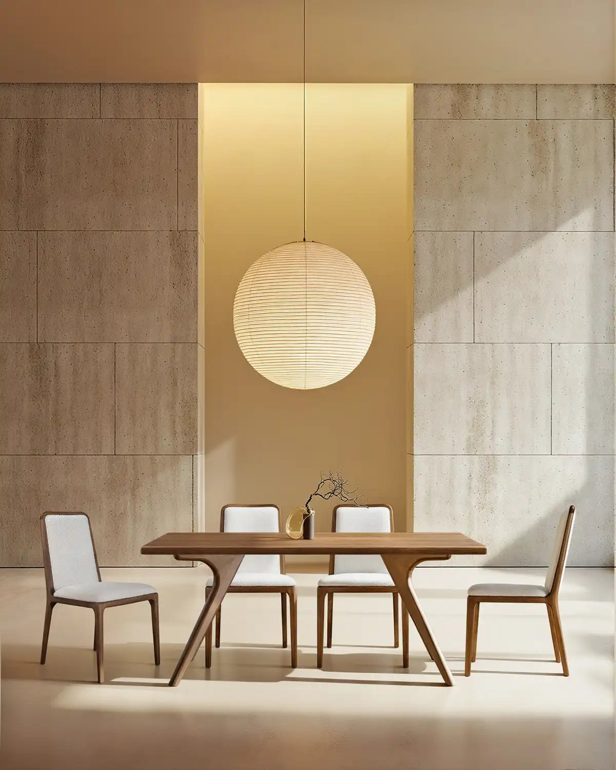 Black Walnut Slab Dining Table - at KUMO HOME