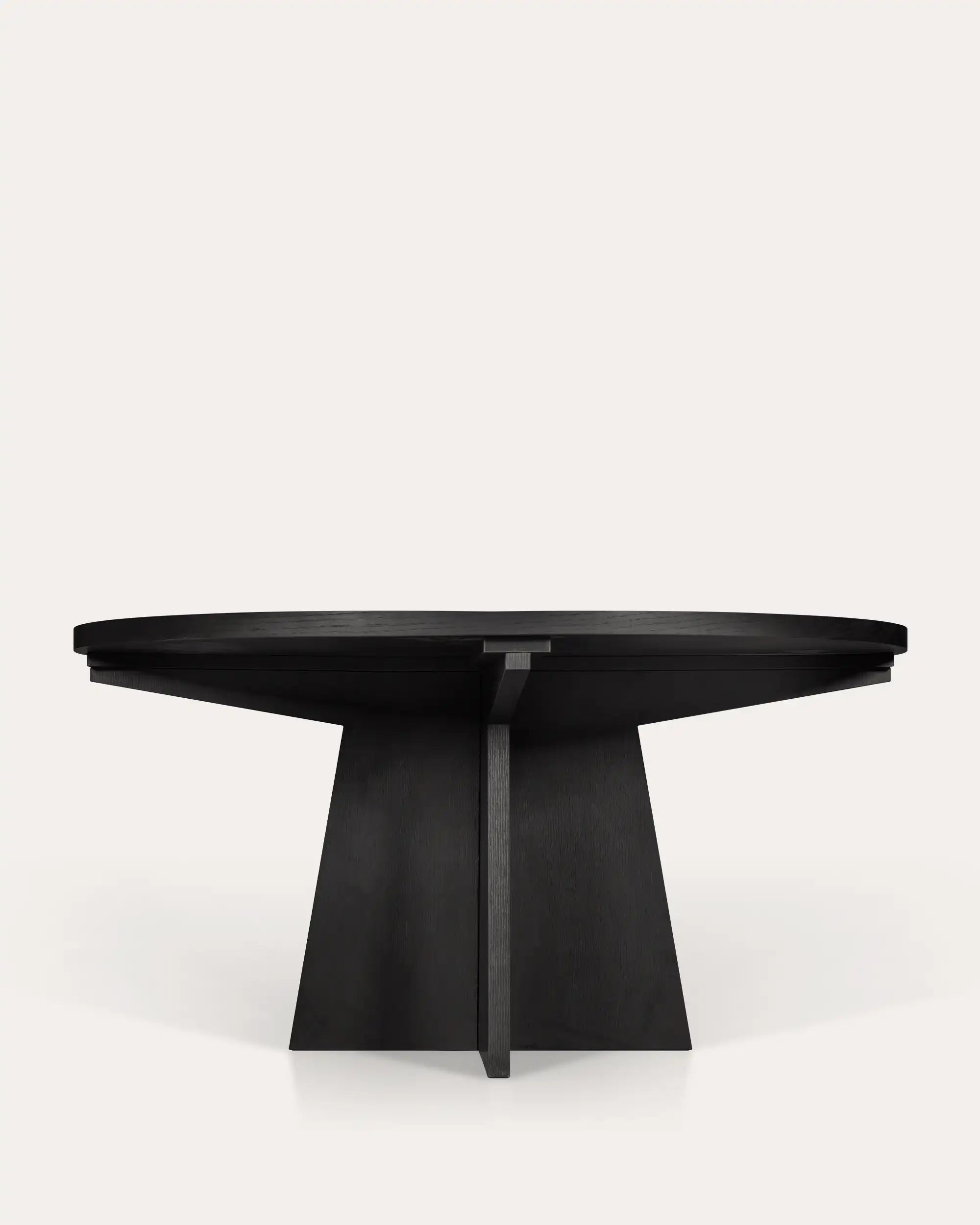 Black Round Dining Table - at KUMO HOME