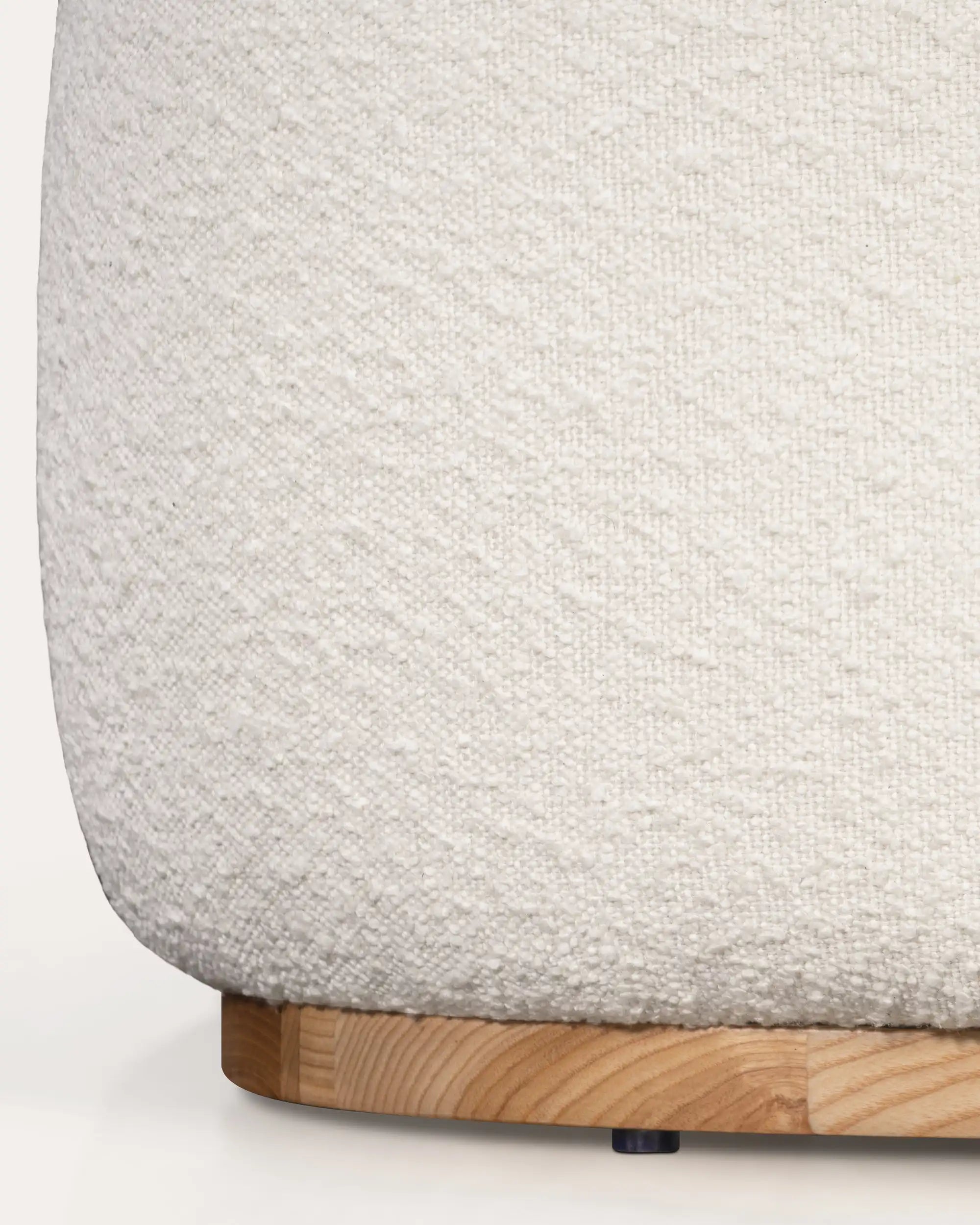 Horn Bouclé Chair - Natural Ash - at KUMO HOME