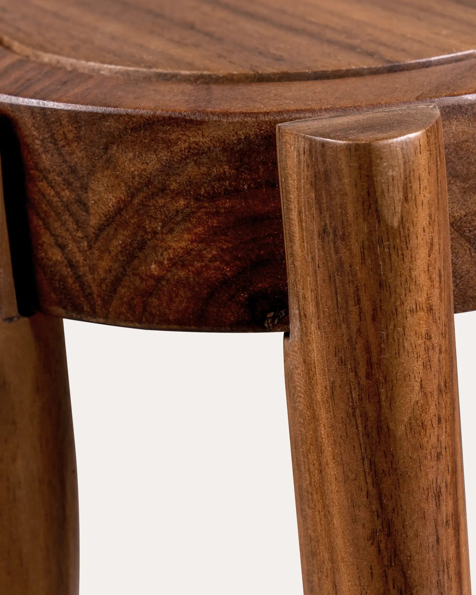Lunar Floor Walnut Lamp - at KUMO HOME