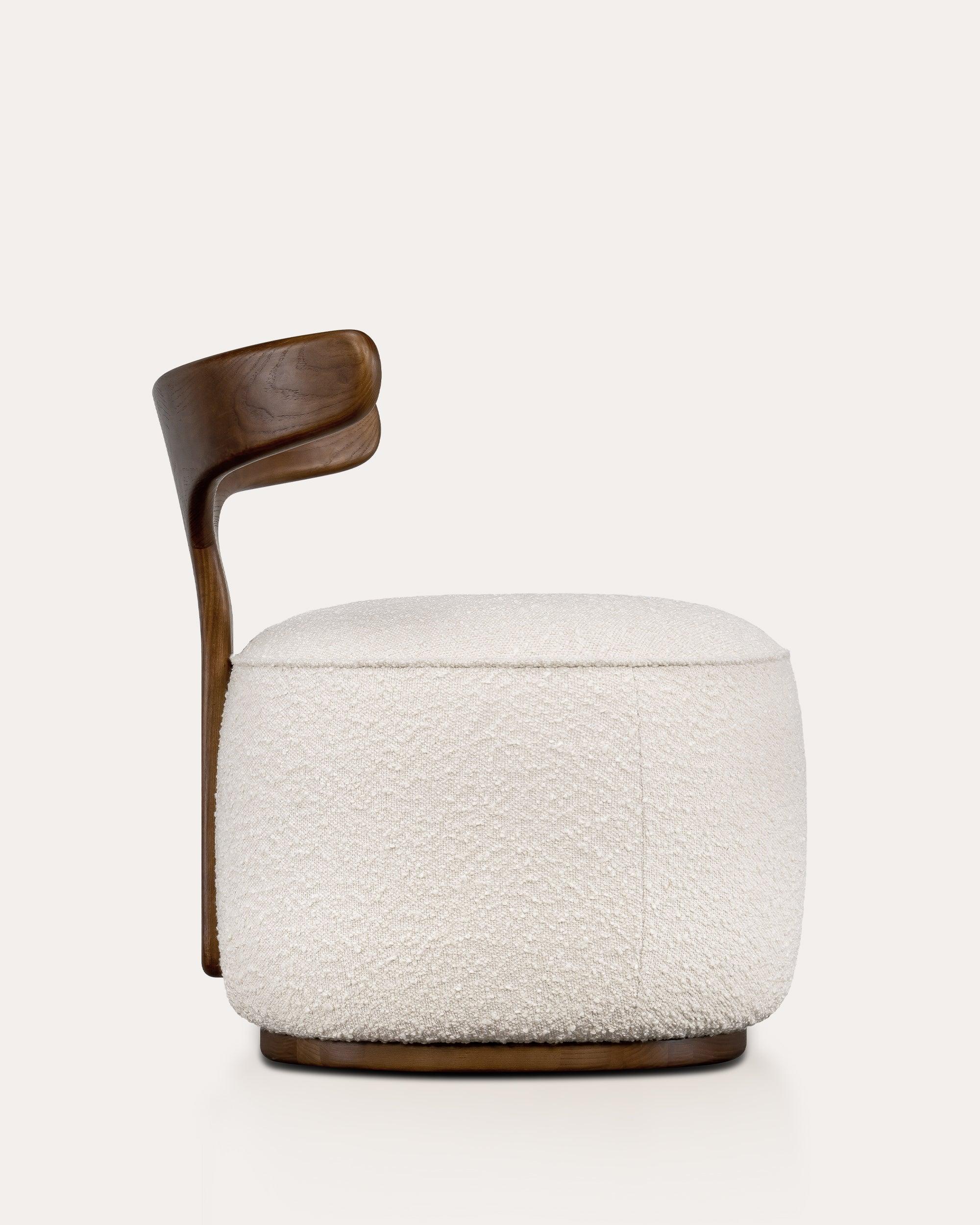 Horn Bouclé Chair - at KUMO HOME