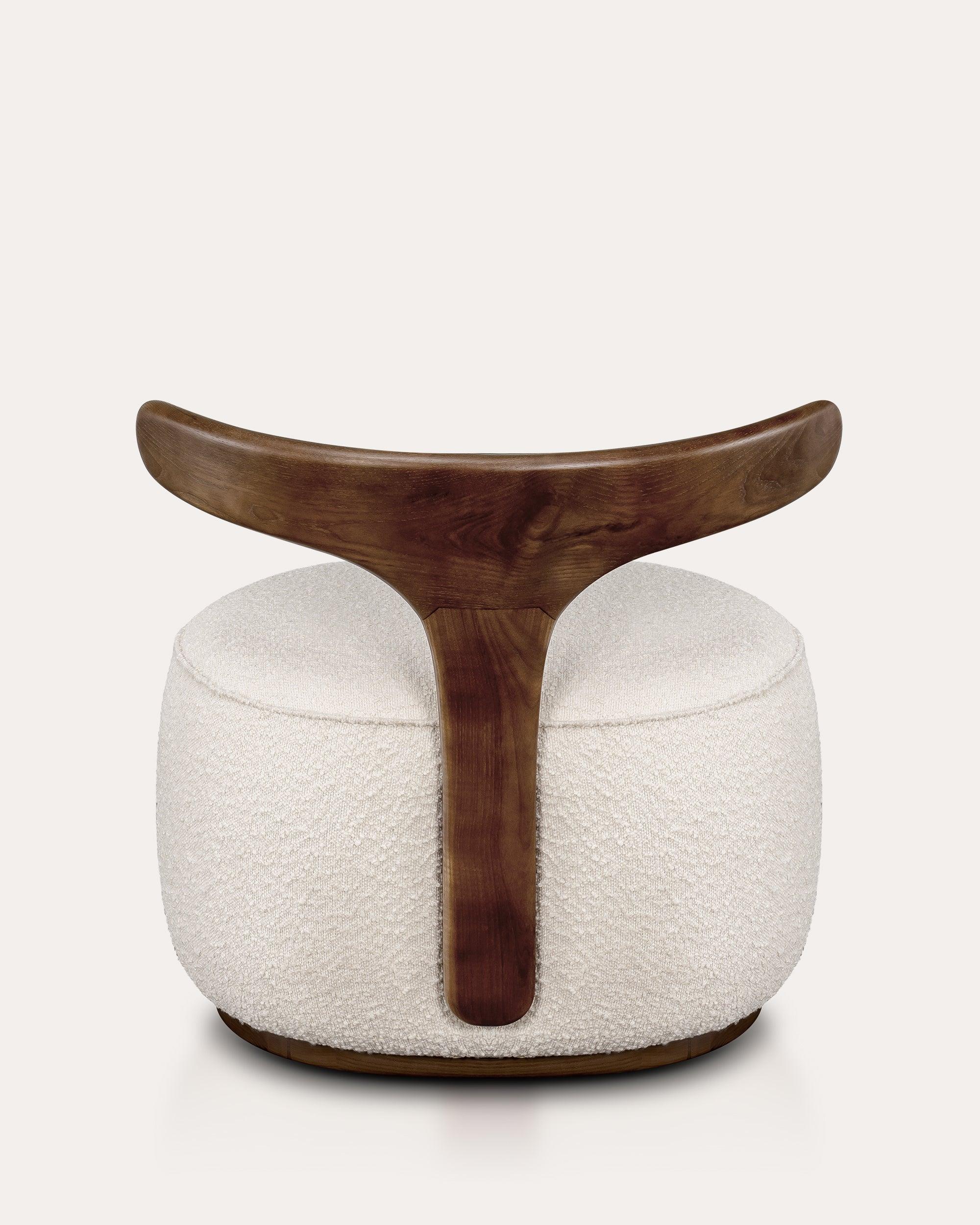 Horn Bouclé Chair - at KUMO HOME