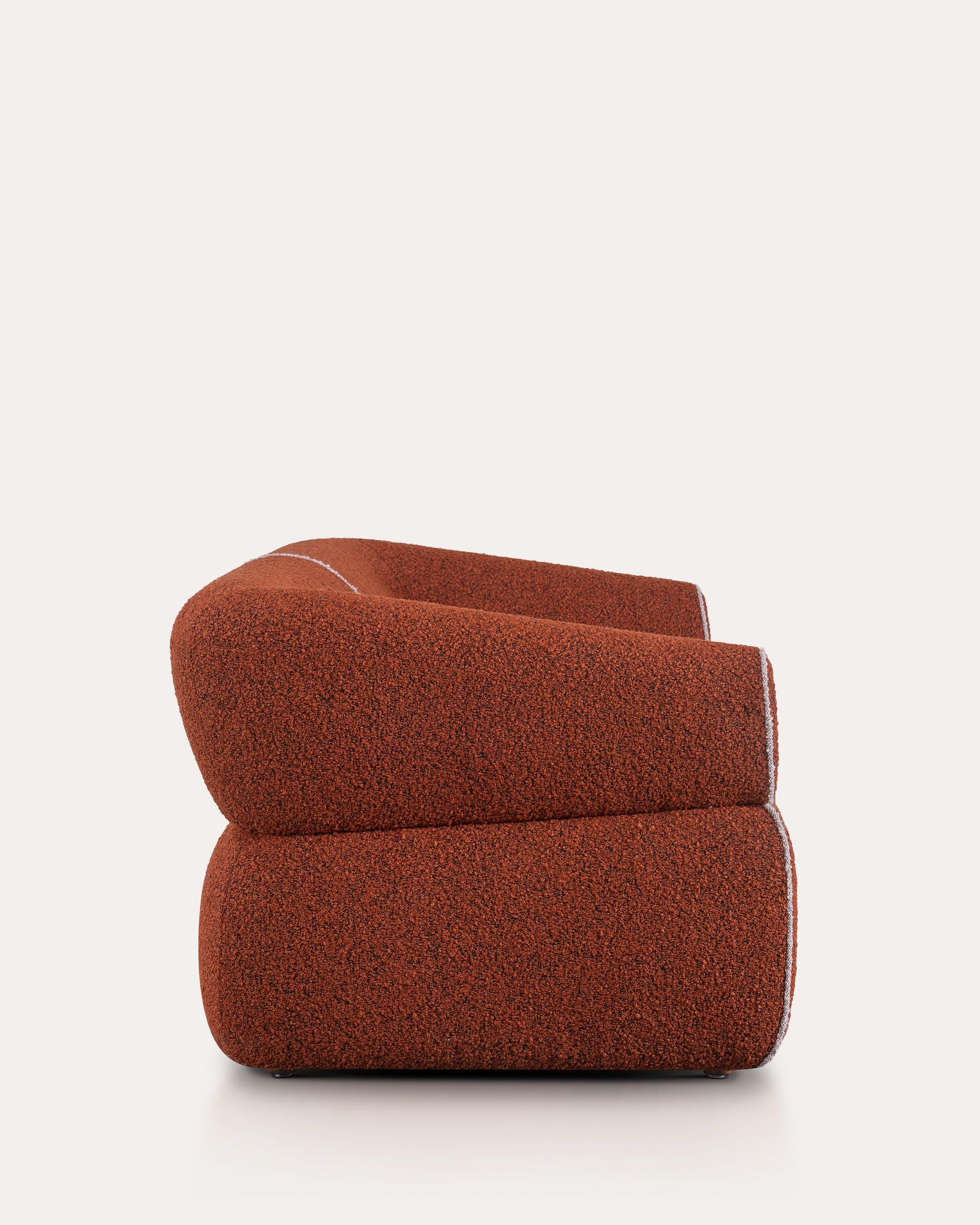 Timeless Sofa - Fire Orange - at KUMO HOME