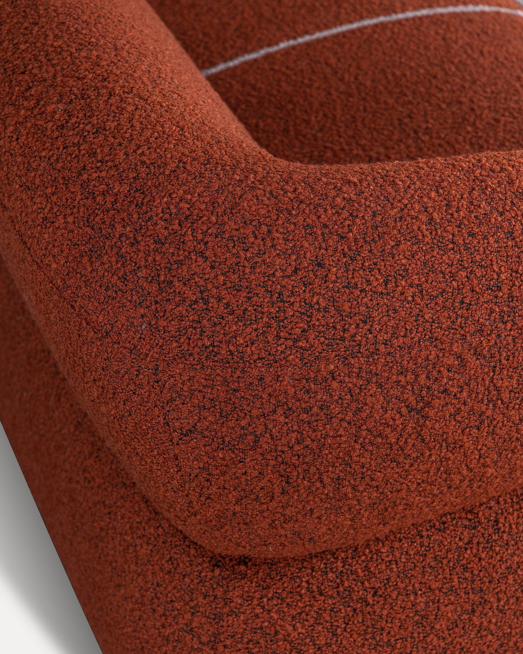 Timeless Sofa - Fire Orange - at KUMO HOME