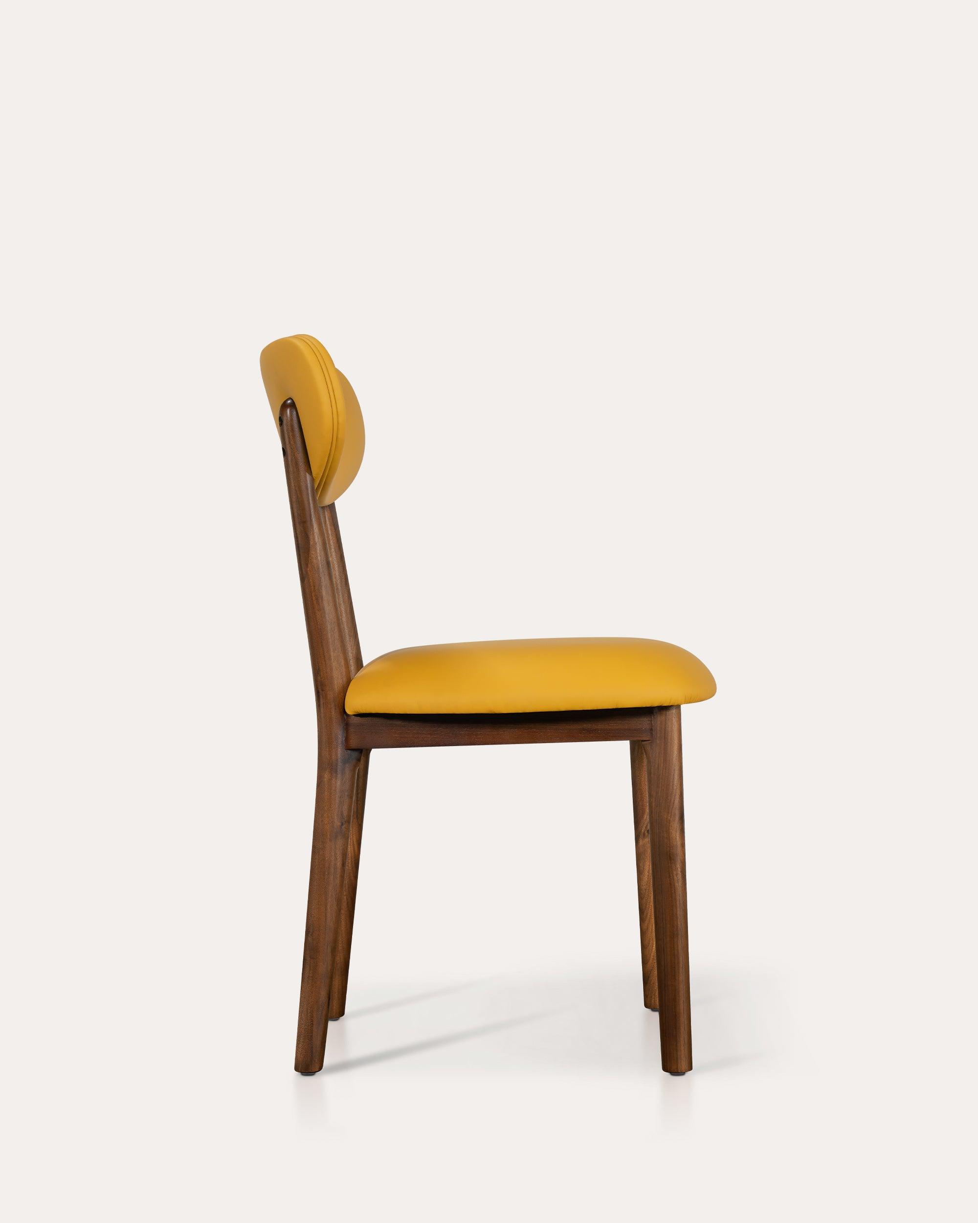 Archer Walnut Dining Chair Set Of 2 - at KUMO HOME