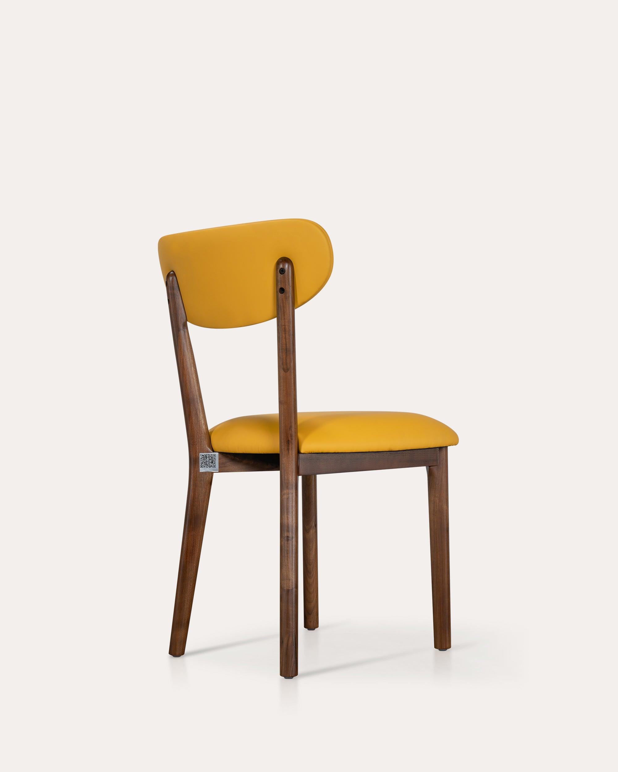 Archer Walnut Dining Chair Set Of 2 - at KUMO HOME