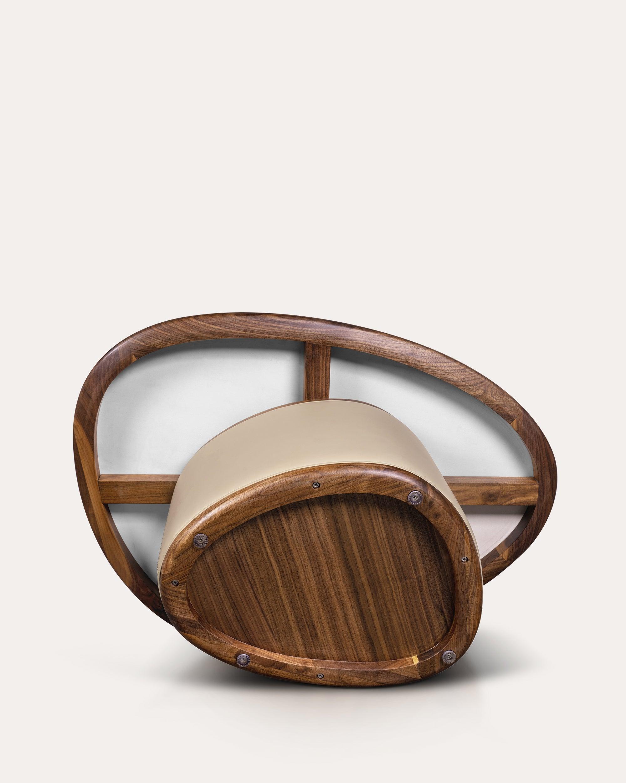 Luna Coffee Table With Marble Top - Medium - at KUMO HOME