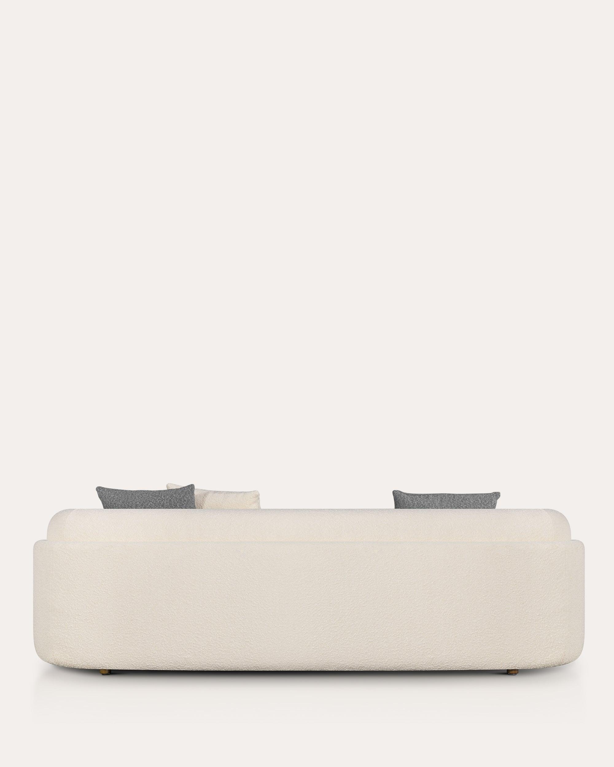 Curved Boucle Sofa - at KUMO HOME