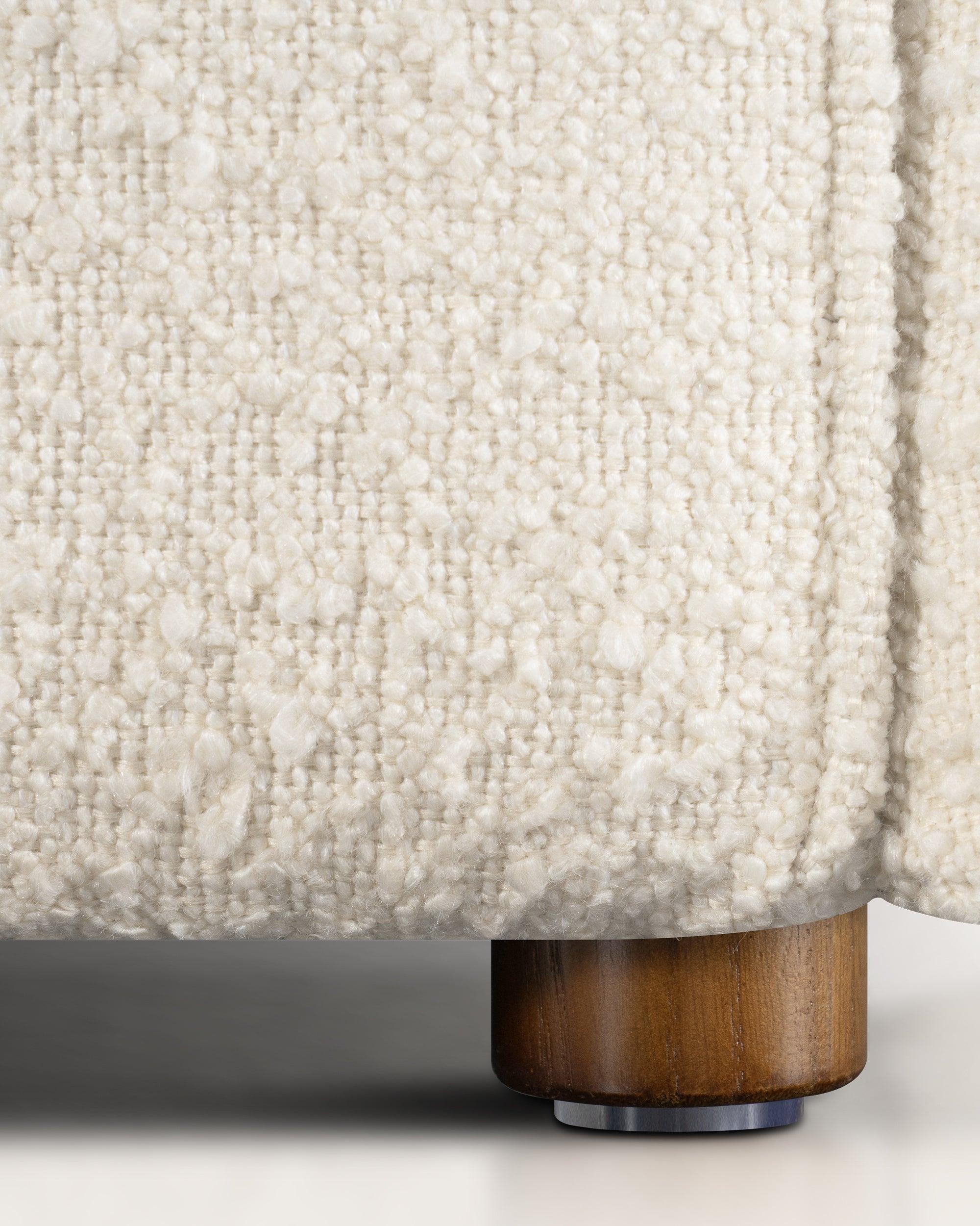 Curved Boucle Sofa - at KUMO HOME