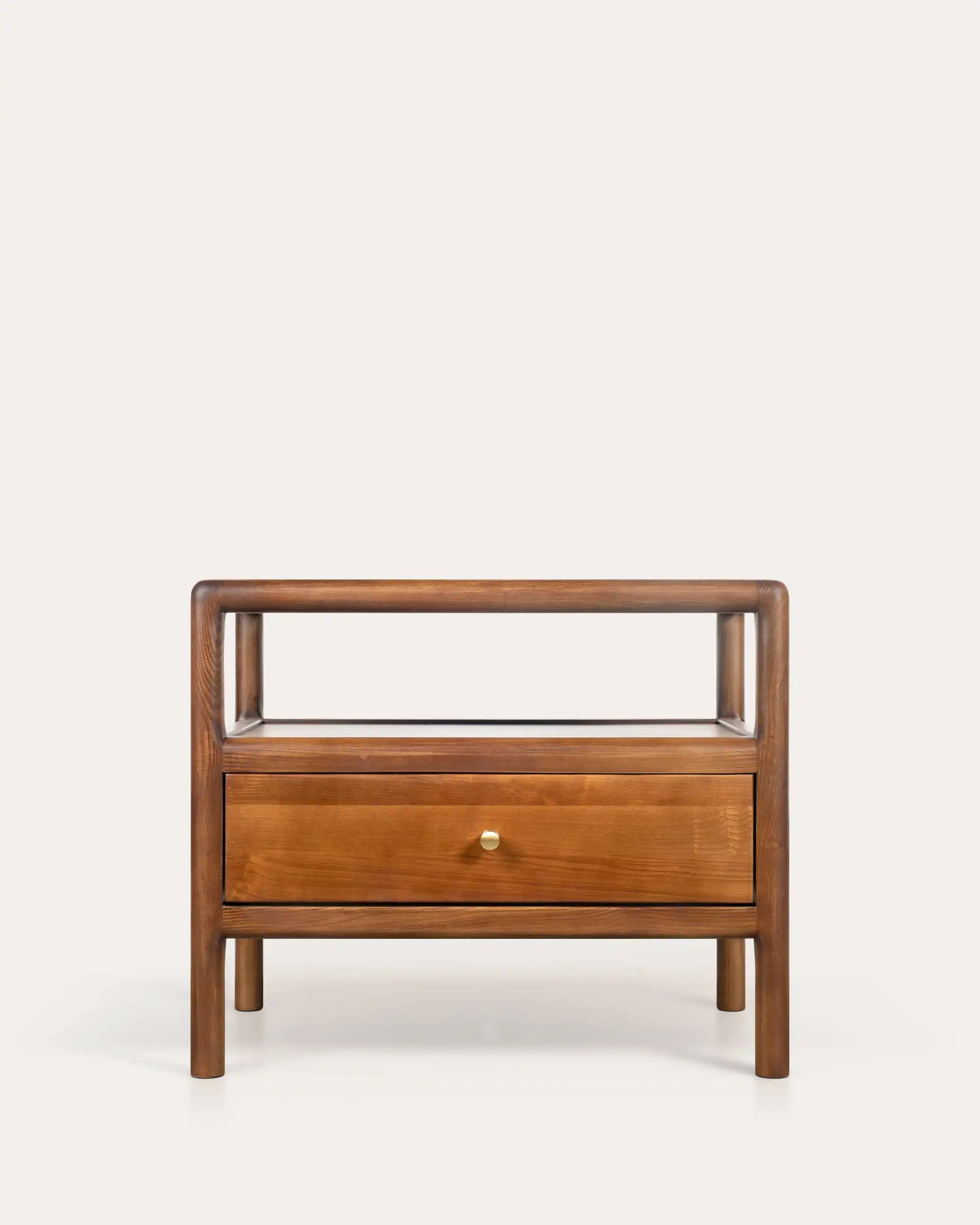 Nueva Nightstand - Walnut - at KUMO HOME