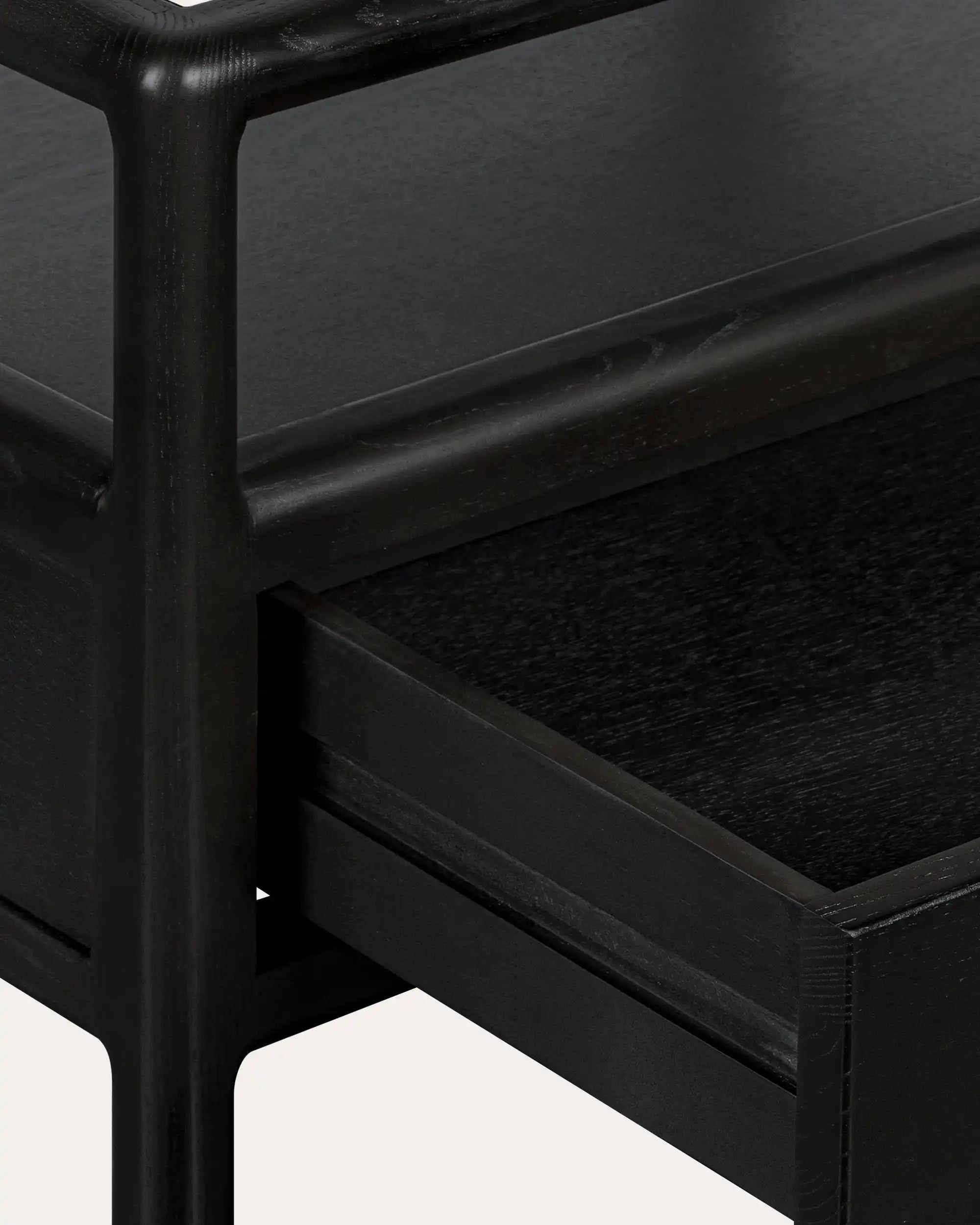 Nueva Nightstand - Black - at KUMO HOME