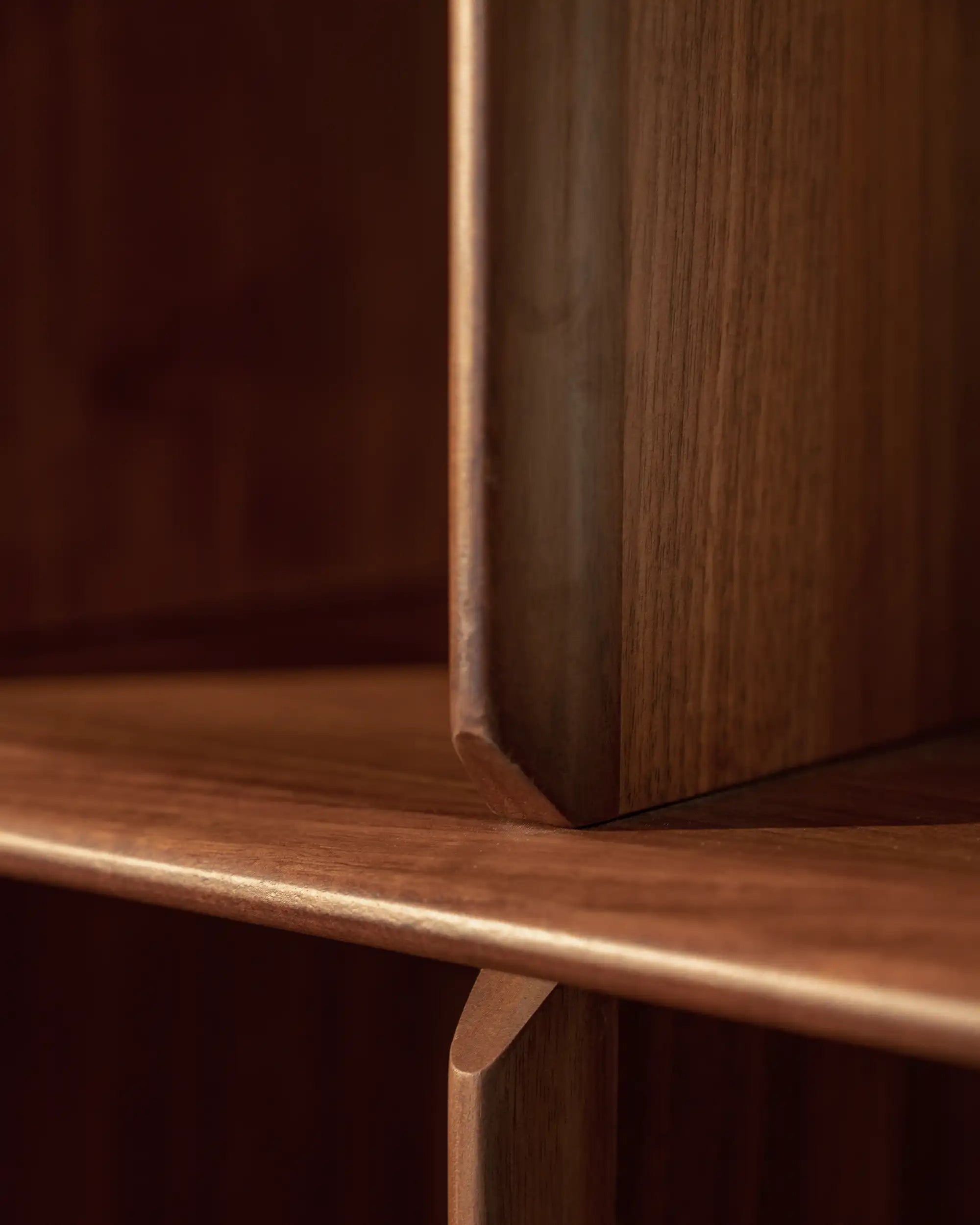 Plato Solid Wood Bookcase | Sideboard - at KUMO HOME