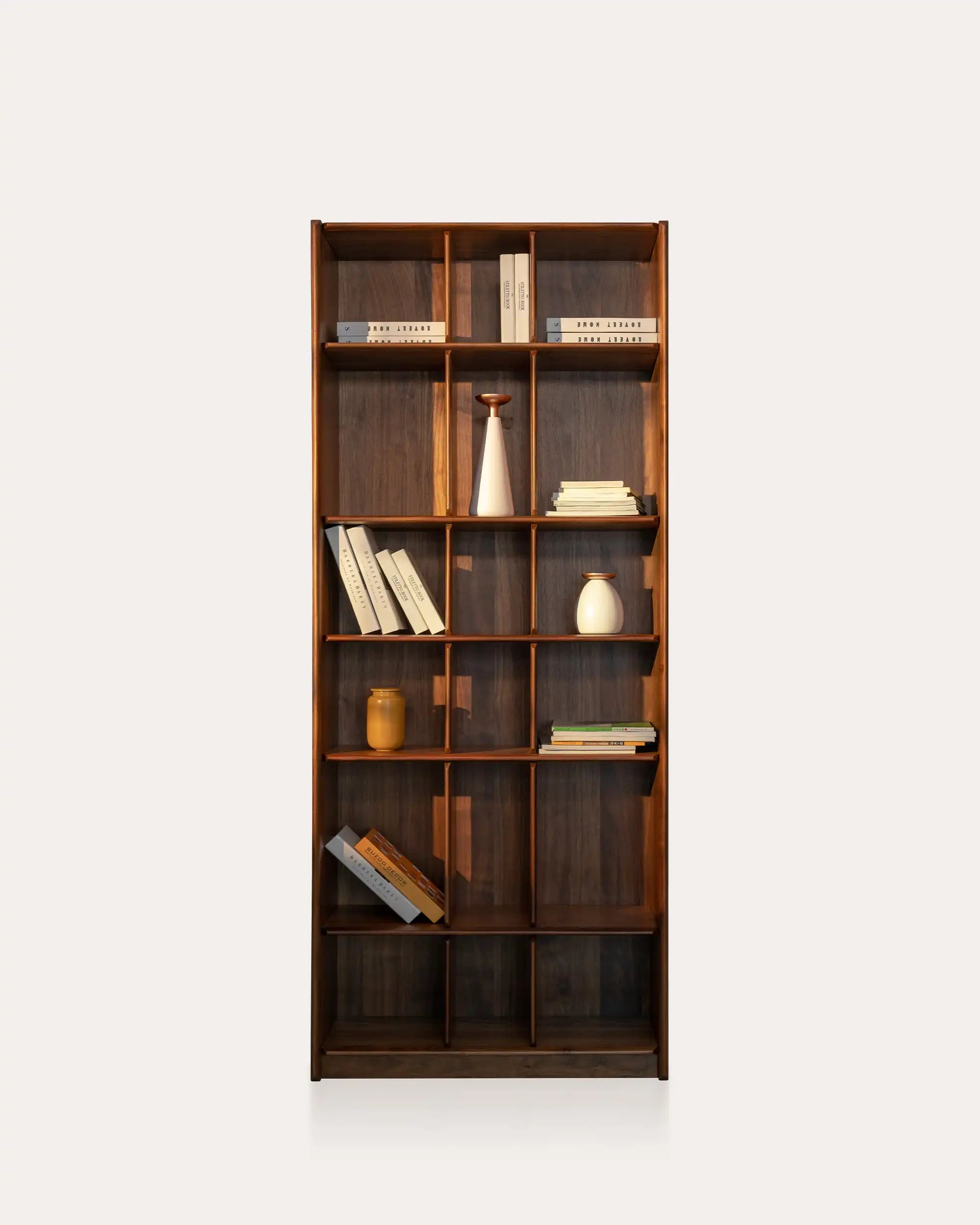 Plato Solid Wood Bookcase | Sideboard - at KUMO HOME
