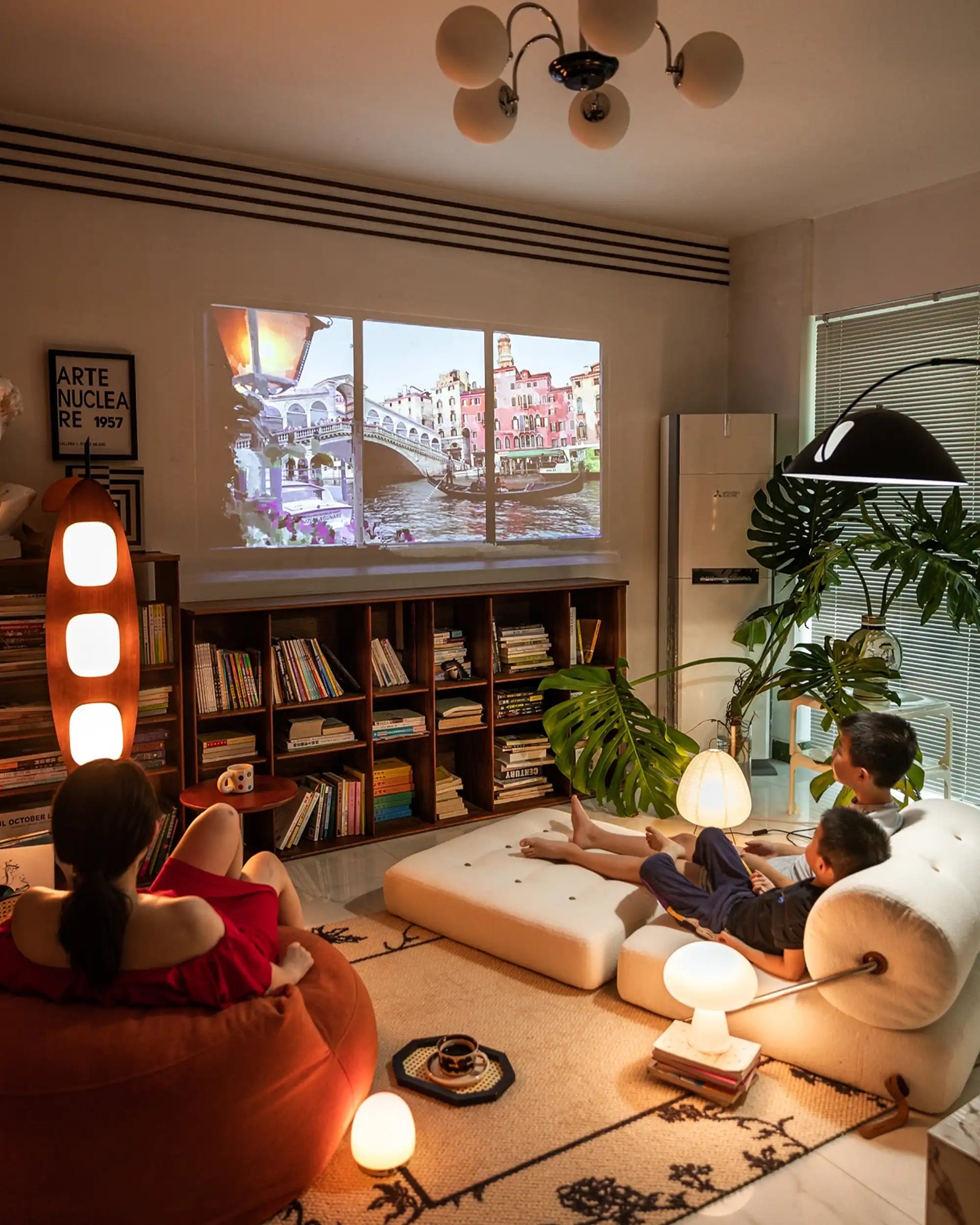 Plato Solid Wood Bookcase | Sideboard - at KUMO HOME