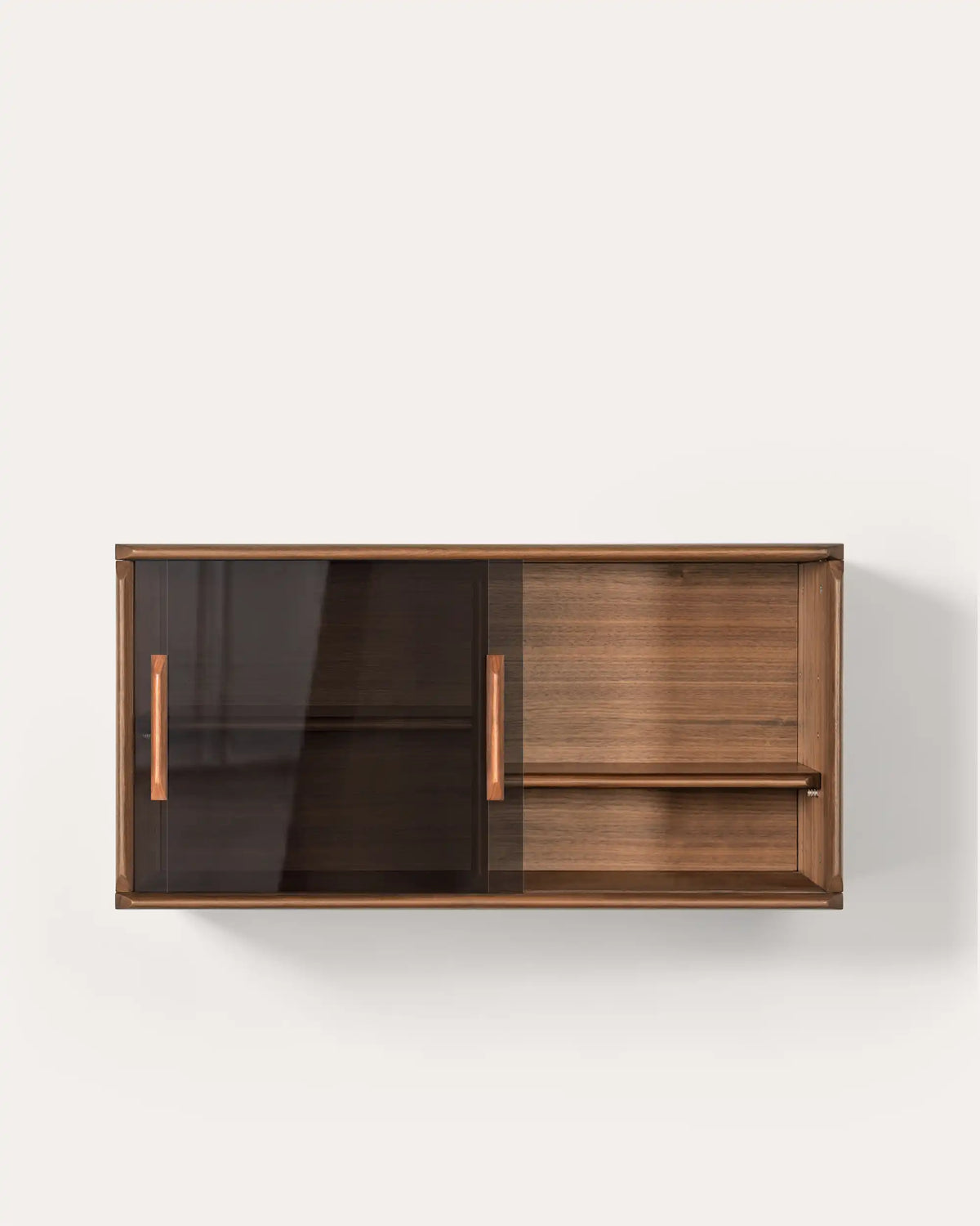 Soho Wall Shelf Wall-Mounted Cabinet | Glass Doors | KUMOHOME | | KUMO HOME