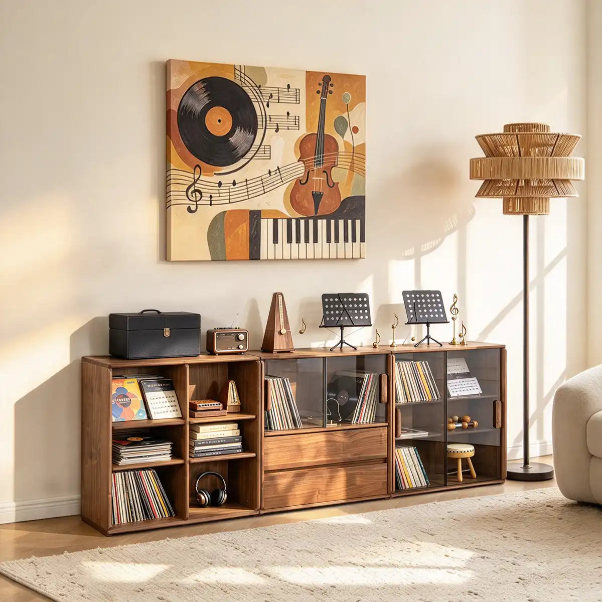 How to Choose a Vinyl Record Cabinet: 7 Measurements That Matter