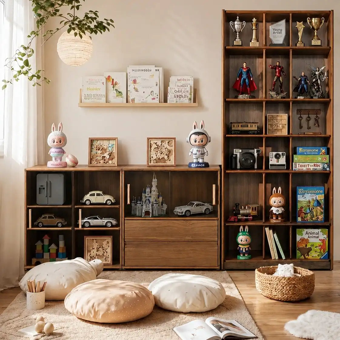 How to organize children's books and toys in a way kids can use