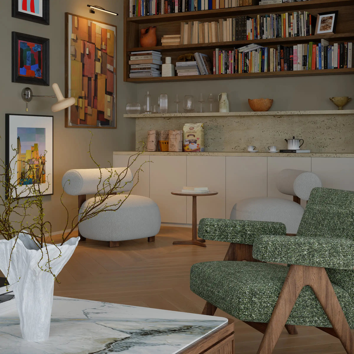 Modern Minimalist Design: Art-Forward Walls and Smart Storage