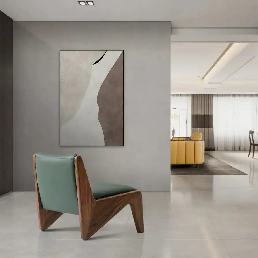 N for Infinite Possibilities—Experience the KumoHome Walnut Kangaroo Chair - KUMO HOME