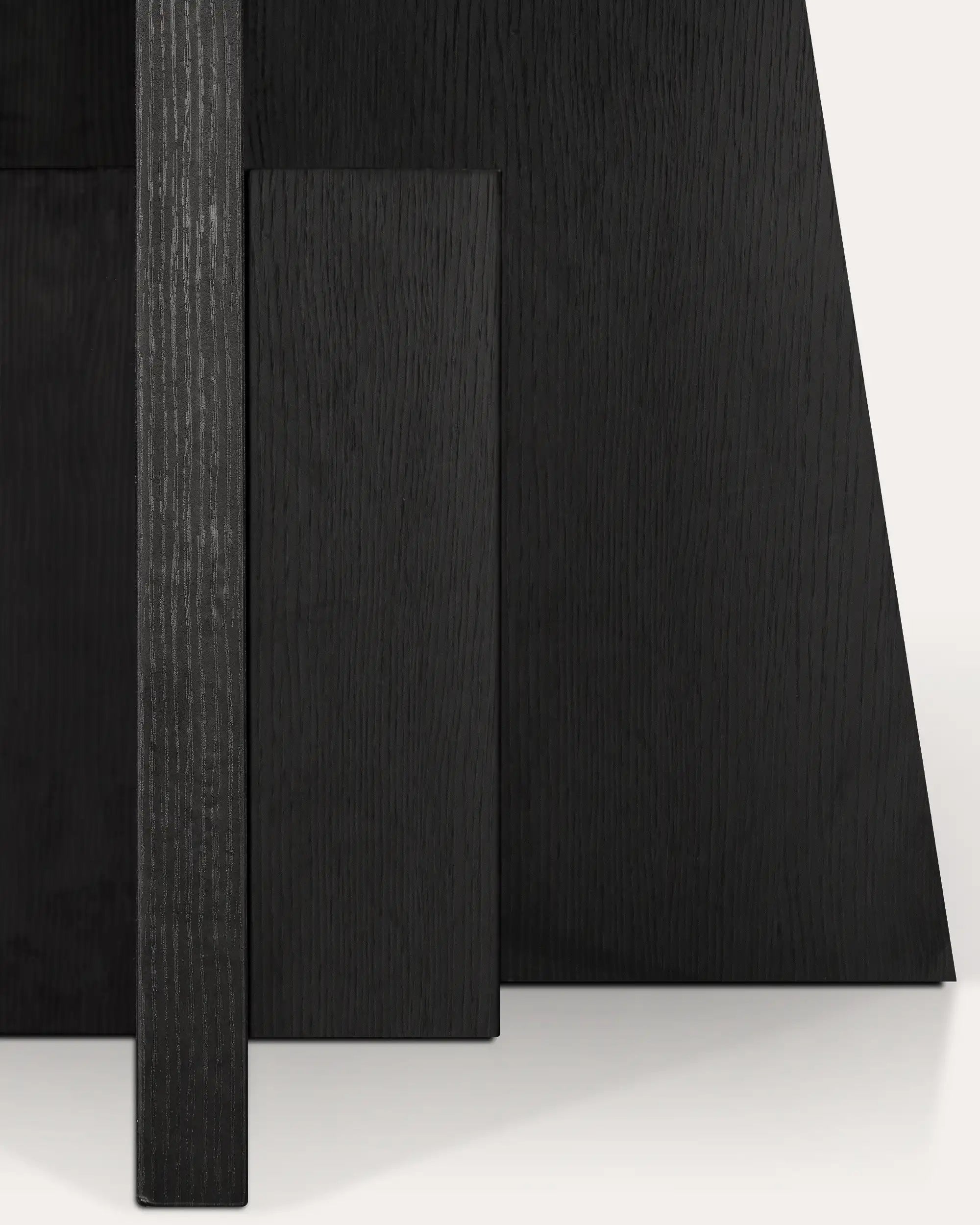 Hana Black Oval Dining Table - at KUMO HOME