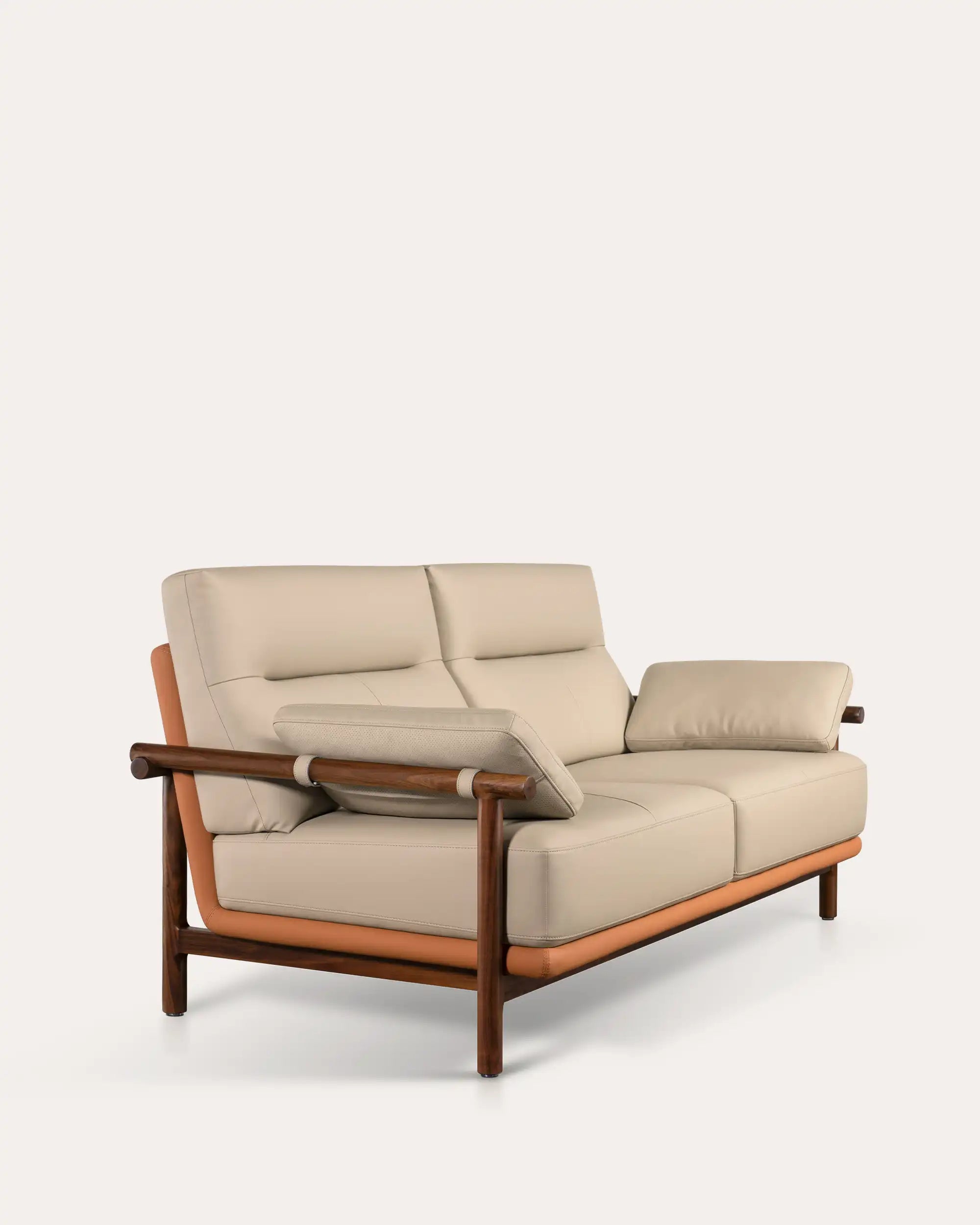 Eclipse Leather Sofa - at KUMO HOME