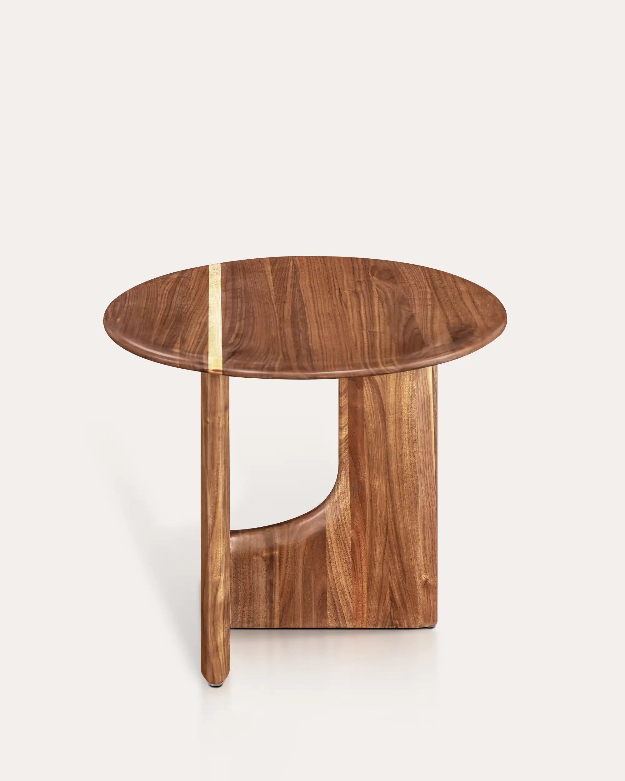 Edge Walnut Accent Table - at KUMO HOME