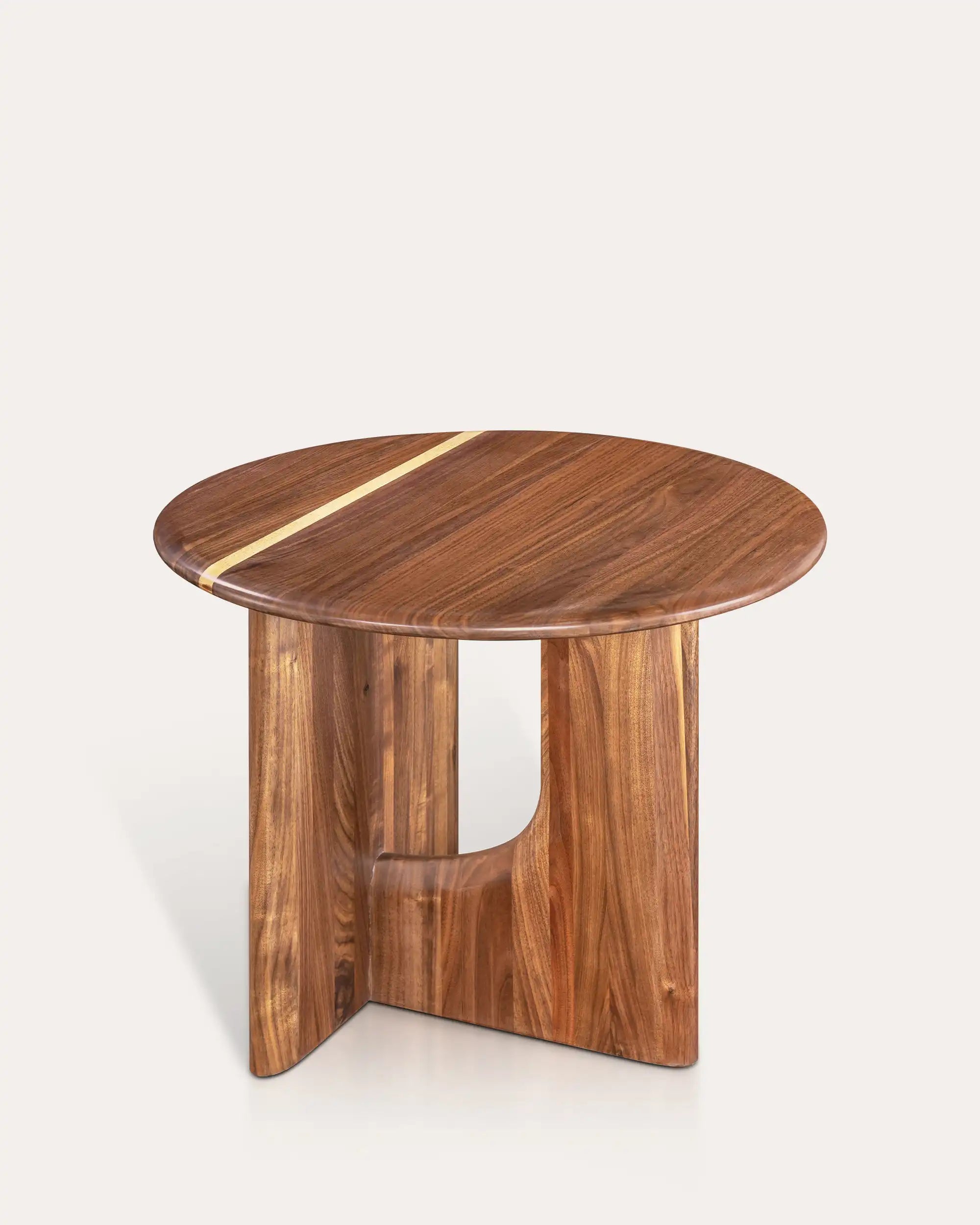 Edge Walnut Accent Table - at KUMO HOME