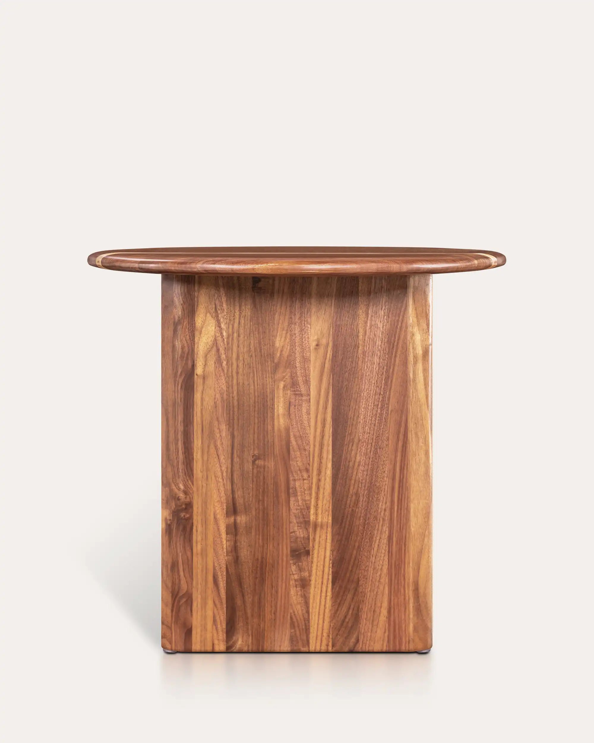 Edge Walnut Accent Table - at KUMO HOME