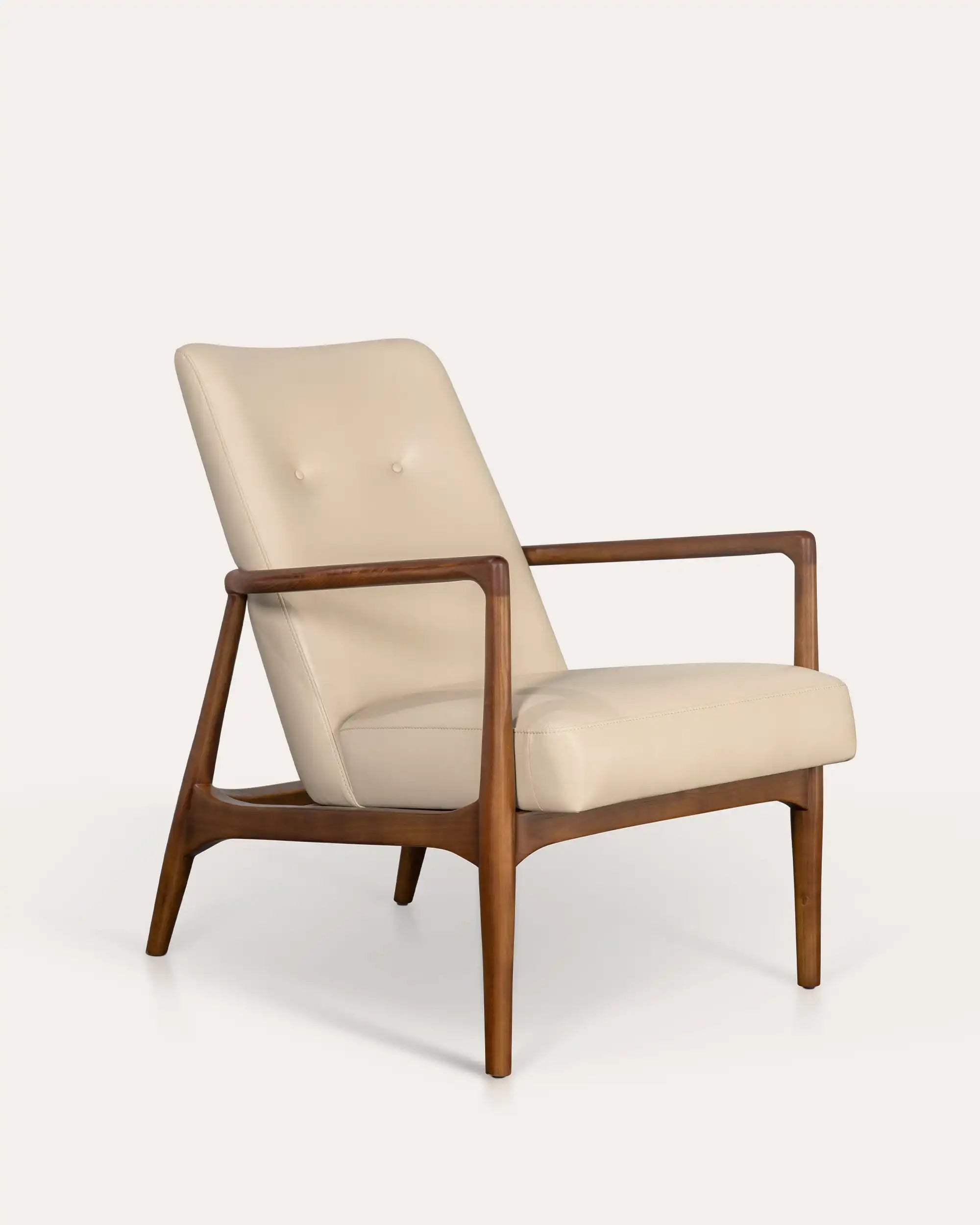 Nomad Walnut Leather Chair | Lounge Chair