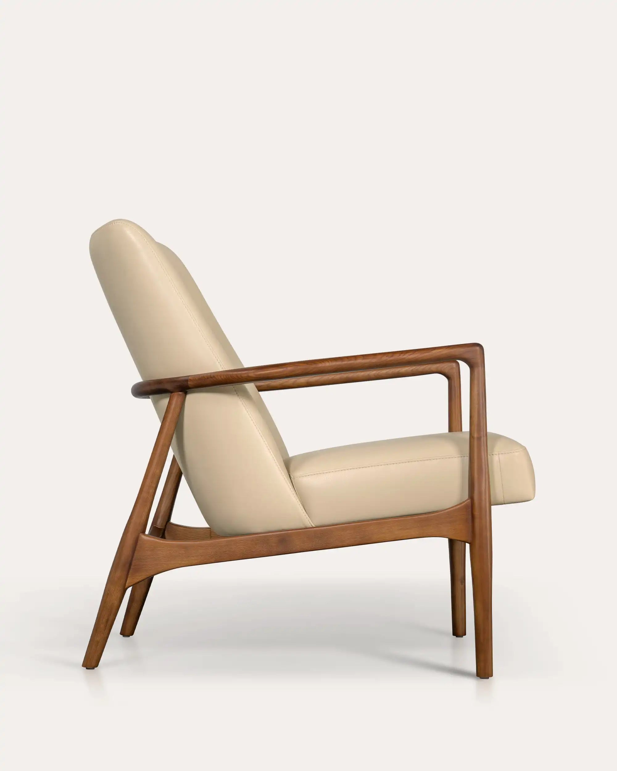 Nomad Walnut Leather Chair | Lounge Chair