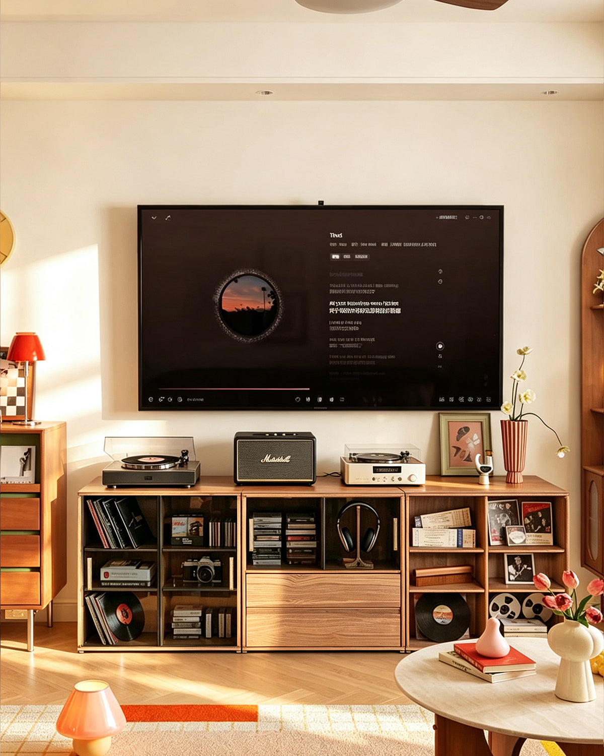 Soho Walnut Bookcase Combination | Modular Design