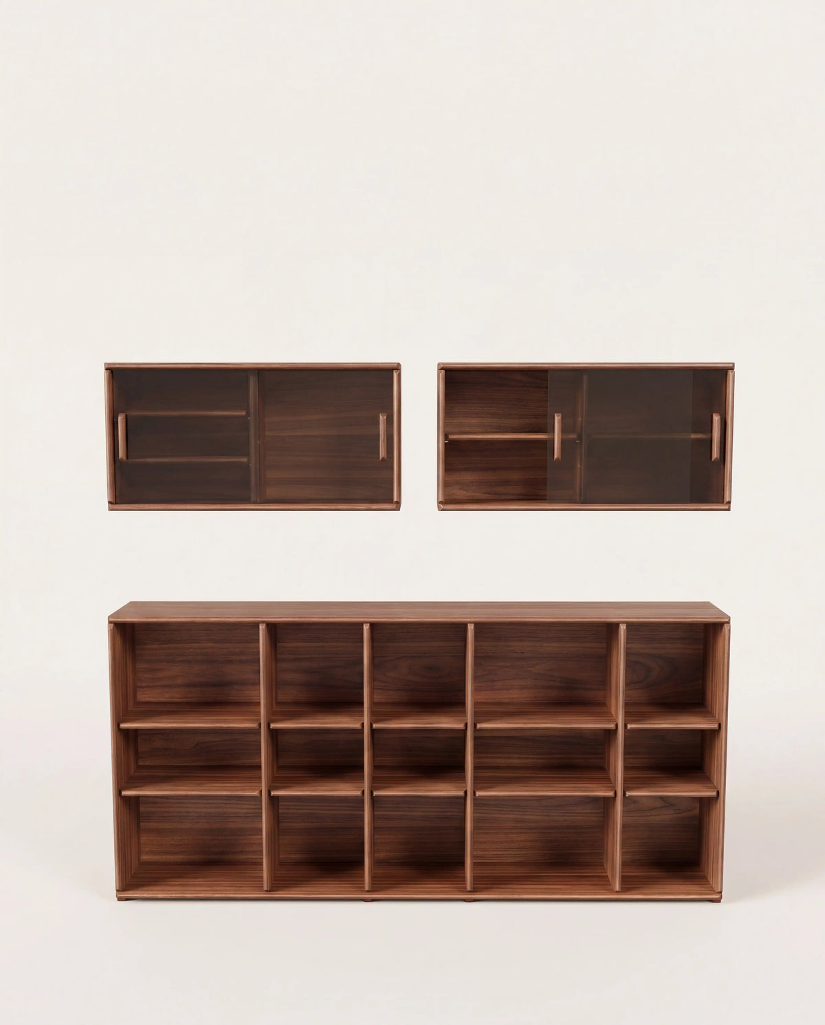 Soho Wall Shelf Wall-Mounted Cabinet | Glass Doors | KUMOHOME | | KUMO HOME